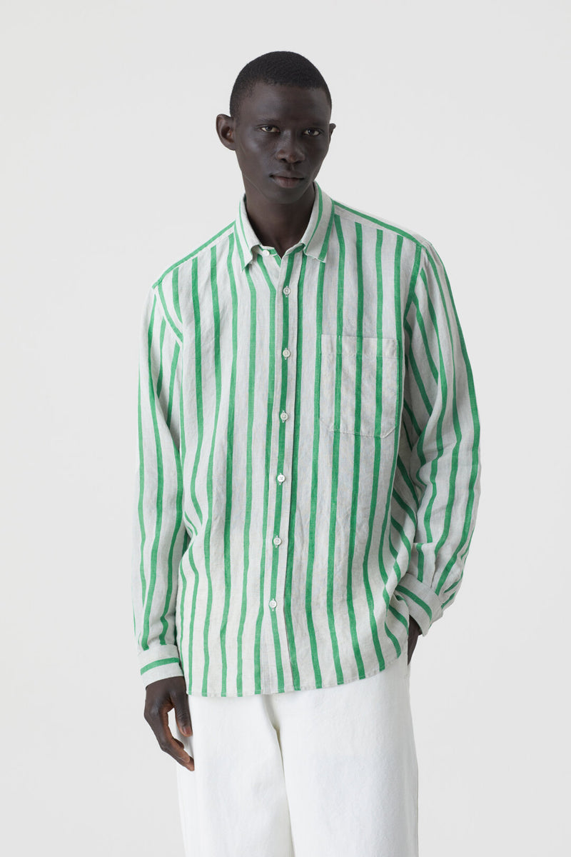 green and white striped dress shirt Closed - Formal Army for Men - size XL INT denim mini dress 20 Enchanting Wedding Decor Men shoe:8.5 groomsmen outfɪts
