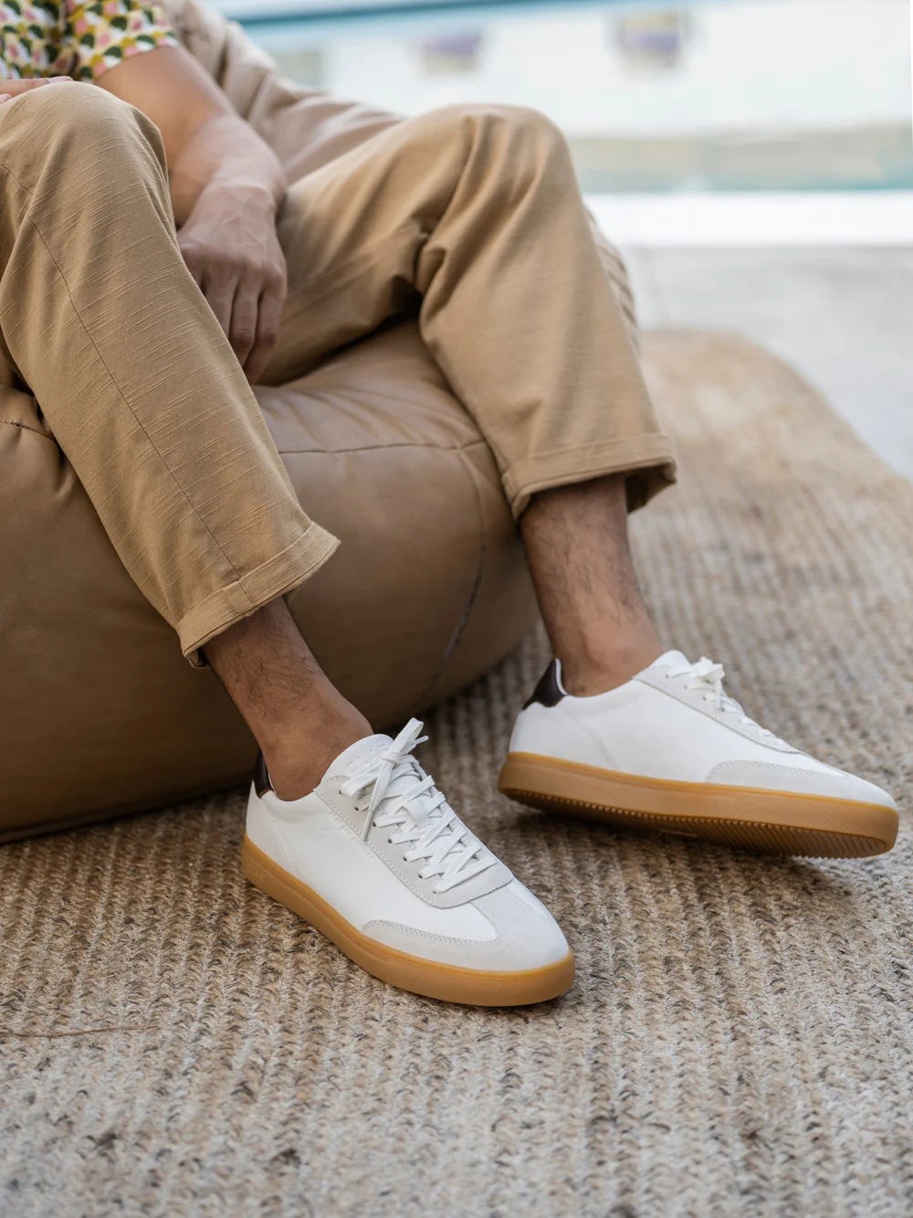 CLAE DEANE LEATHER SNEAKERS