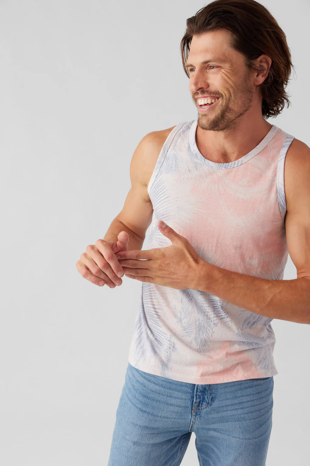 SOL ANGELES MENS CORAL PALM TANK