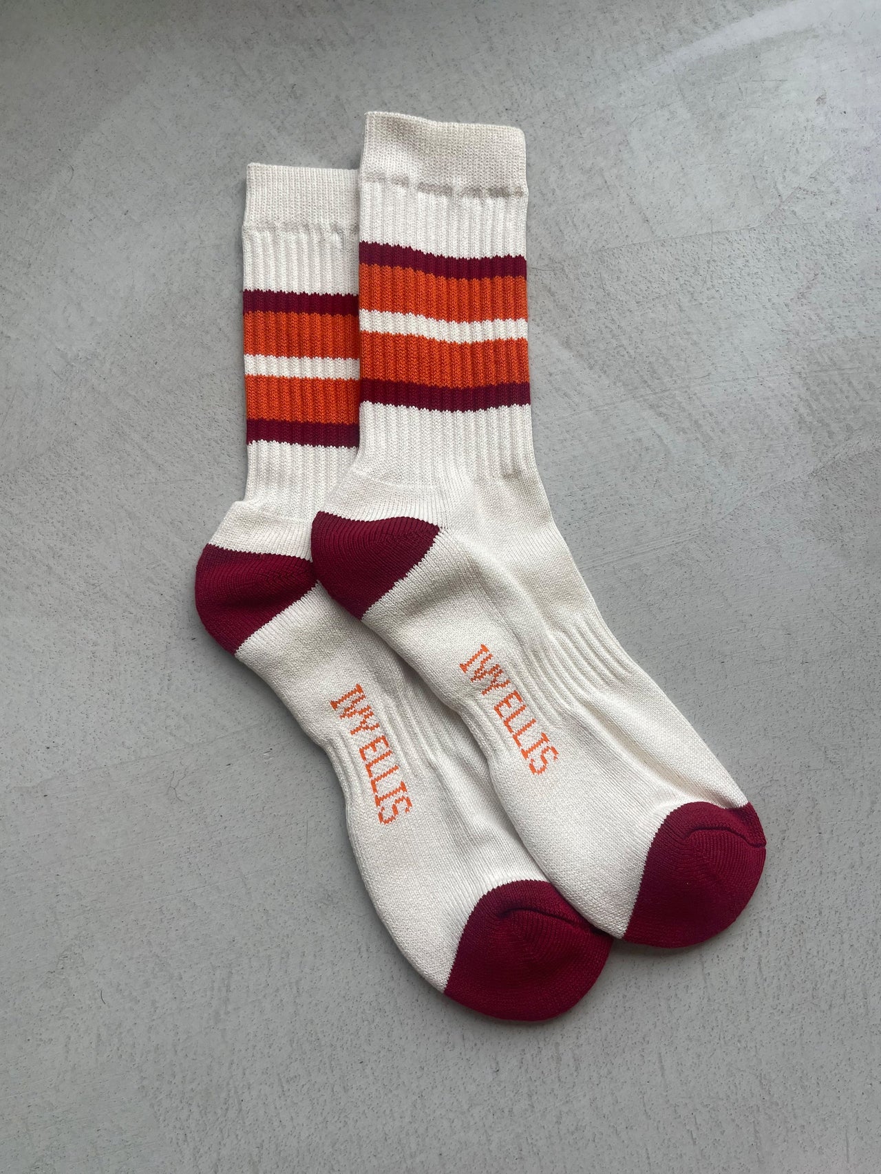 IVY ELLIS MENS CREW LENGTH SOCKS - THE HOKIE
