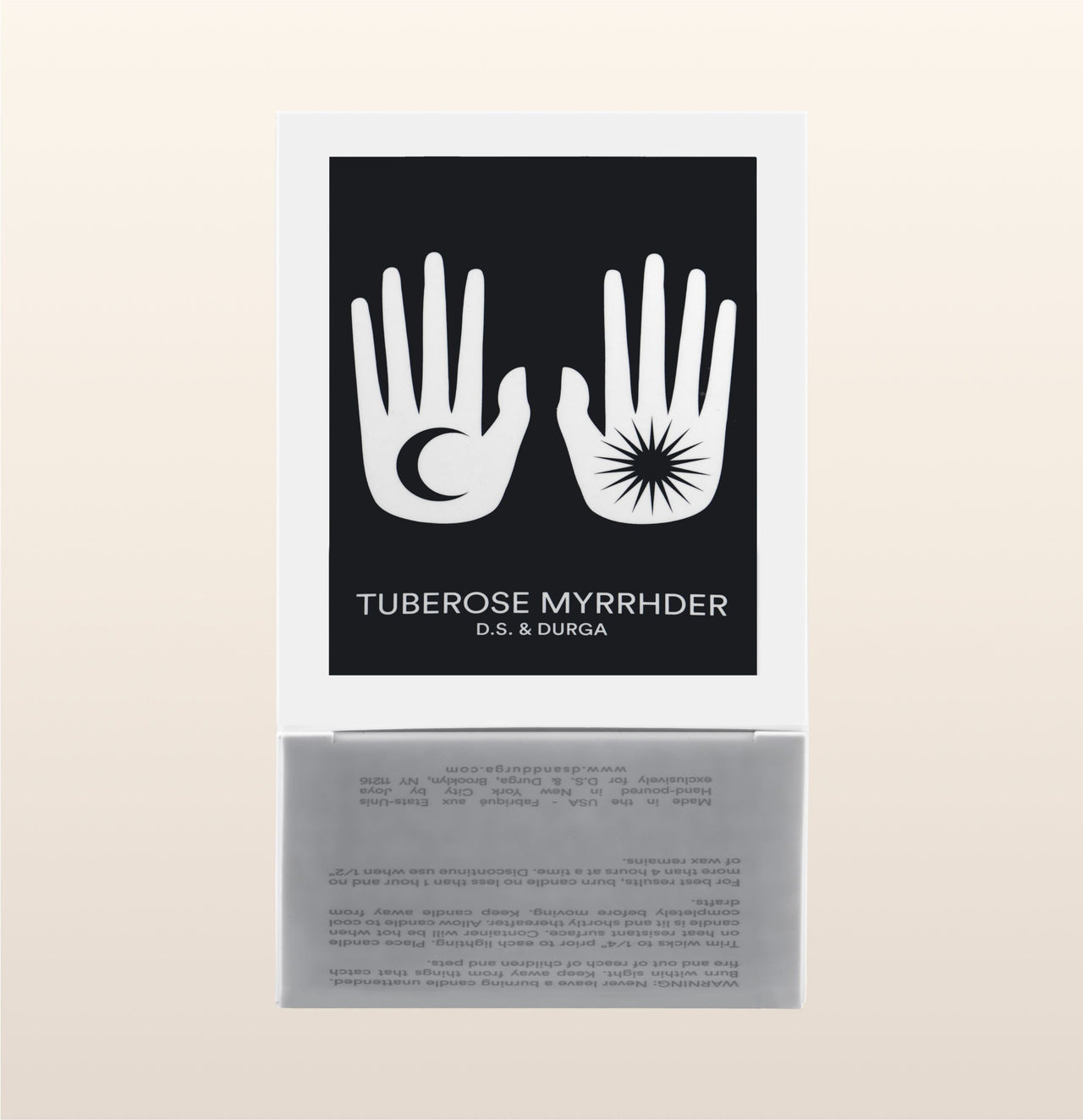 D.S. & DURGA TUBEROSE MYRRHDER CANDLE