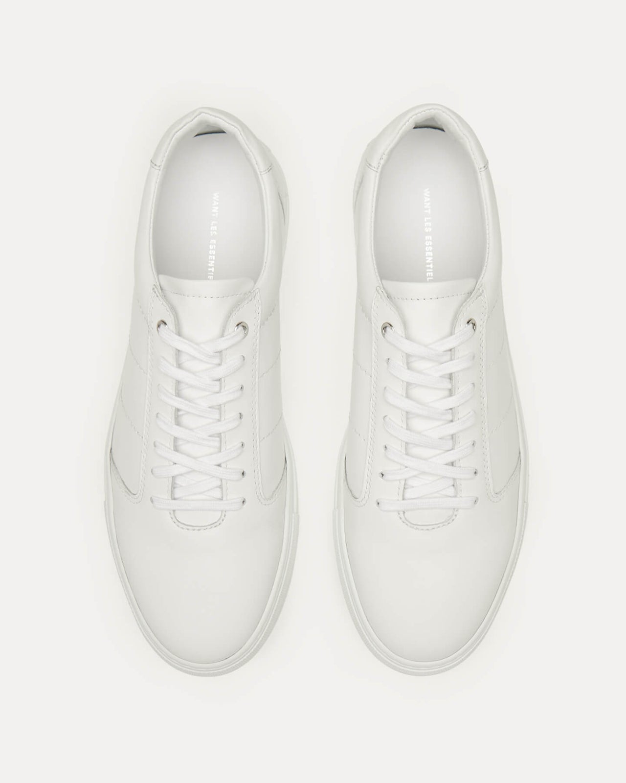 WANT LES ESSENTIELS LENNON 2.0 SMOOTH LEATHER LOW SNEAKER - 2 COLORS