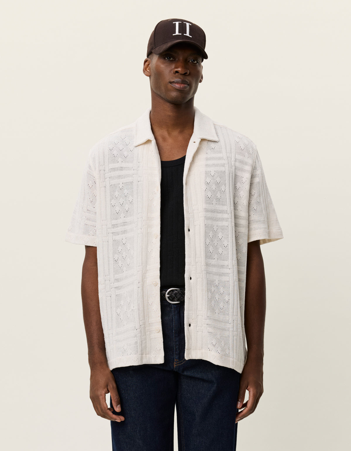 LES DEUX HECTOR POINTELLE SS SHIRT - 2 COLORS