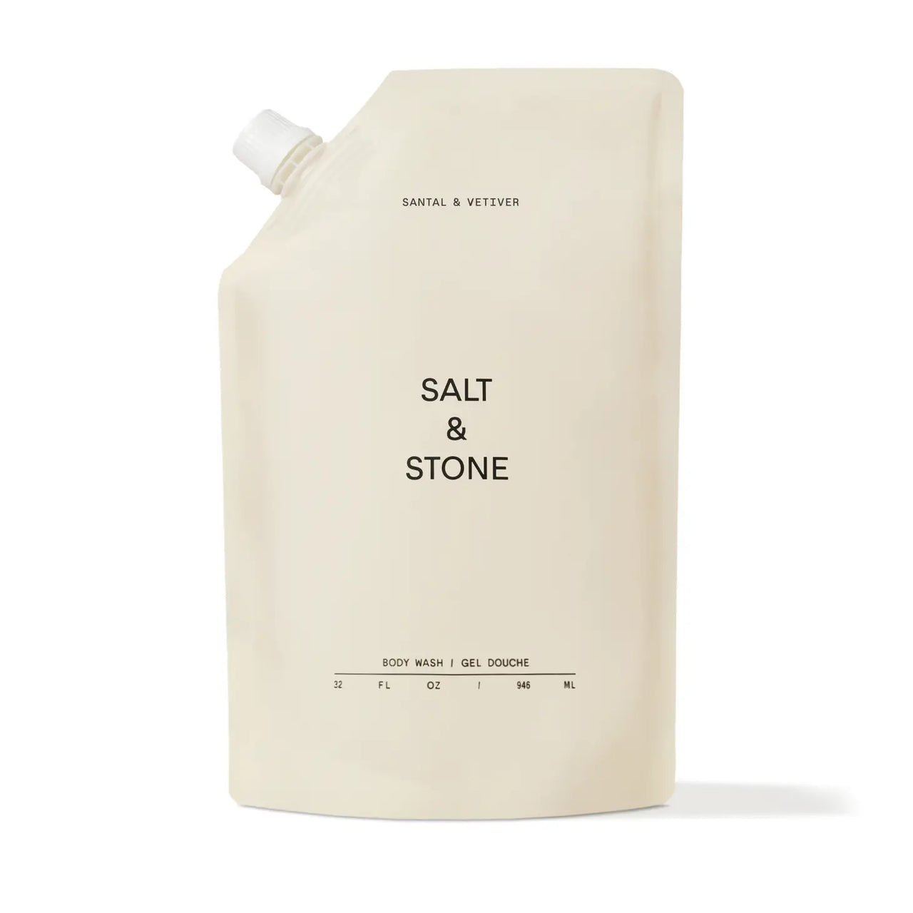 SALT AND STONE BODY WASH REFILL- SANTAL & VETIVER