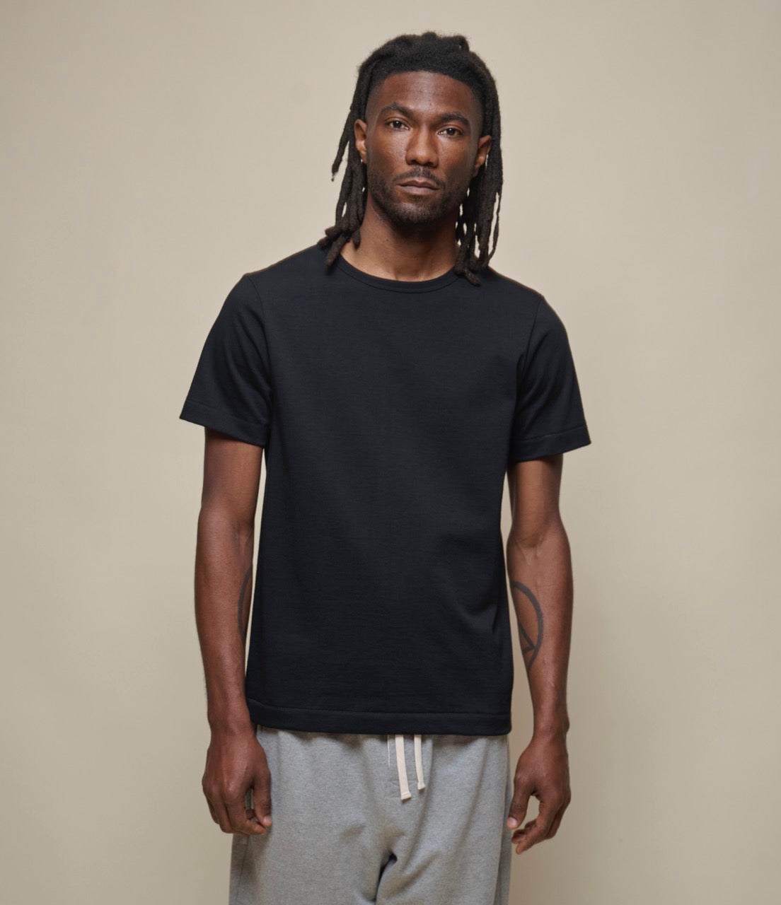 MERZ B. SCHWANEN 215 LOOPWHEELED CLASSIC FIT MIDWEIGHT T-SHIRT - 3