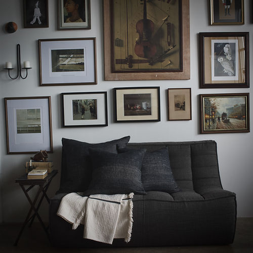 UNDER THE BOUGH LISO THROW PILLOW - MIDNIGHT