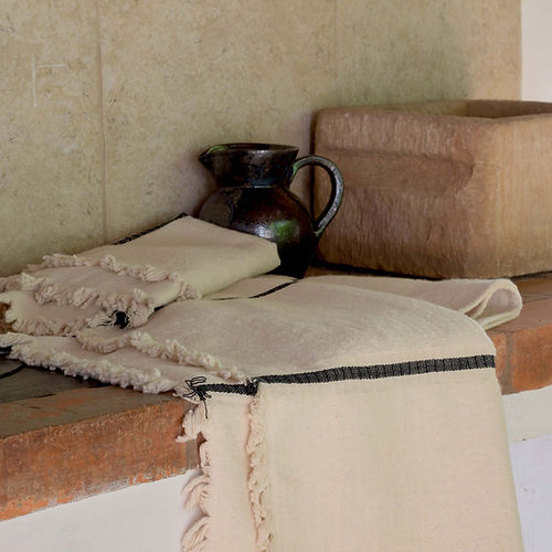 UNDER THE BOUGH OLIMPIA BLANKET - CHARCOAL