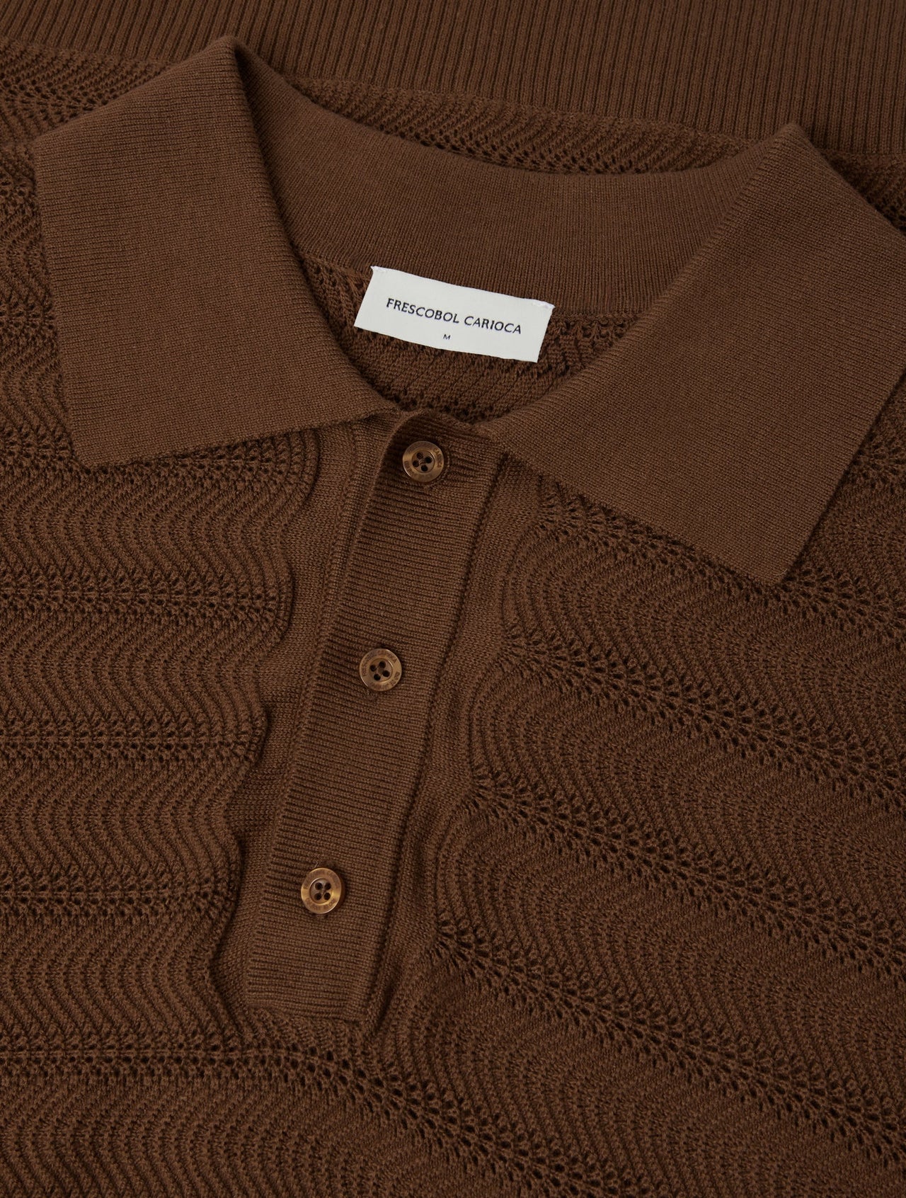 FRESCOBOL CARIOCA VIDAL COTTON BLEND BUTTONED S/S POLO - 4 COLORS