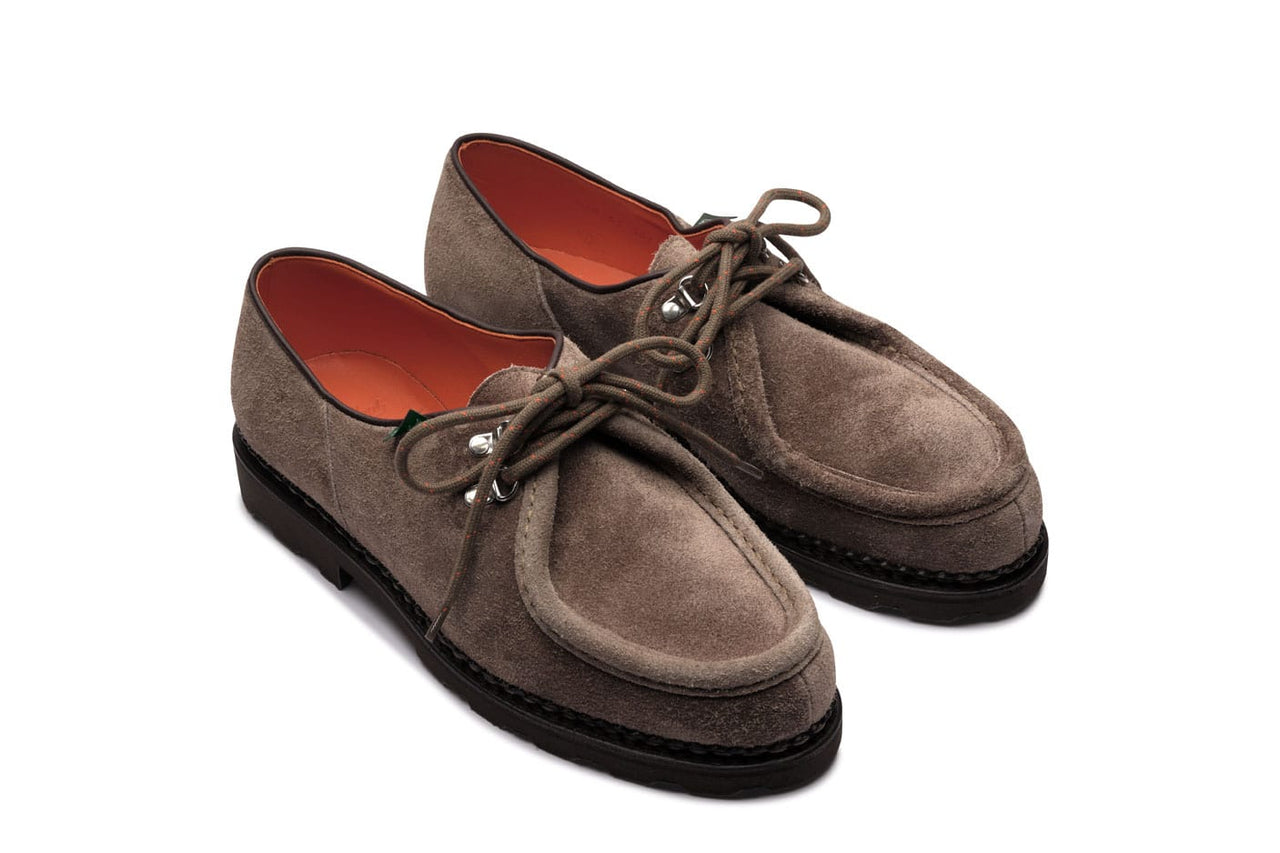 PARABOOT MICHAEL MARCHE ANNEUX - MARRON VELOURS GRAPHITE