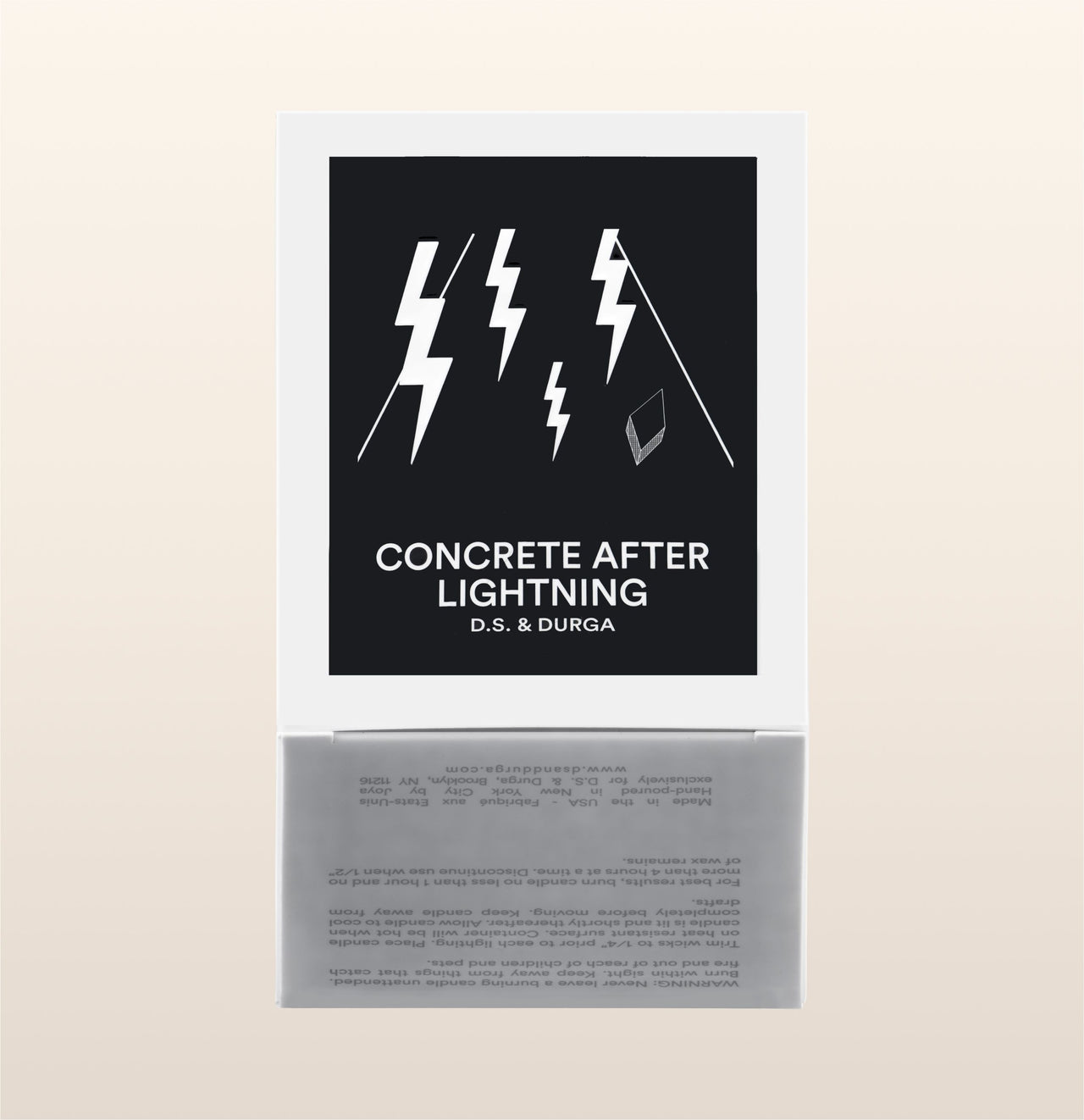 D.S. & DURGA CONCRETE AFTER LIGHTNING CANDLE