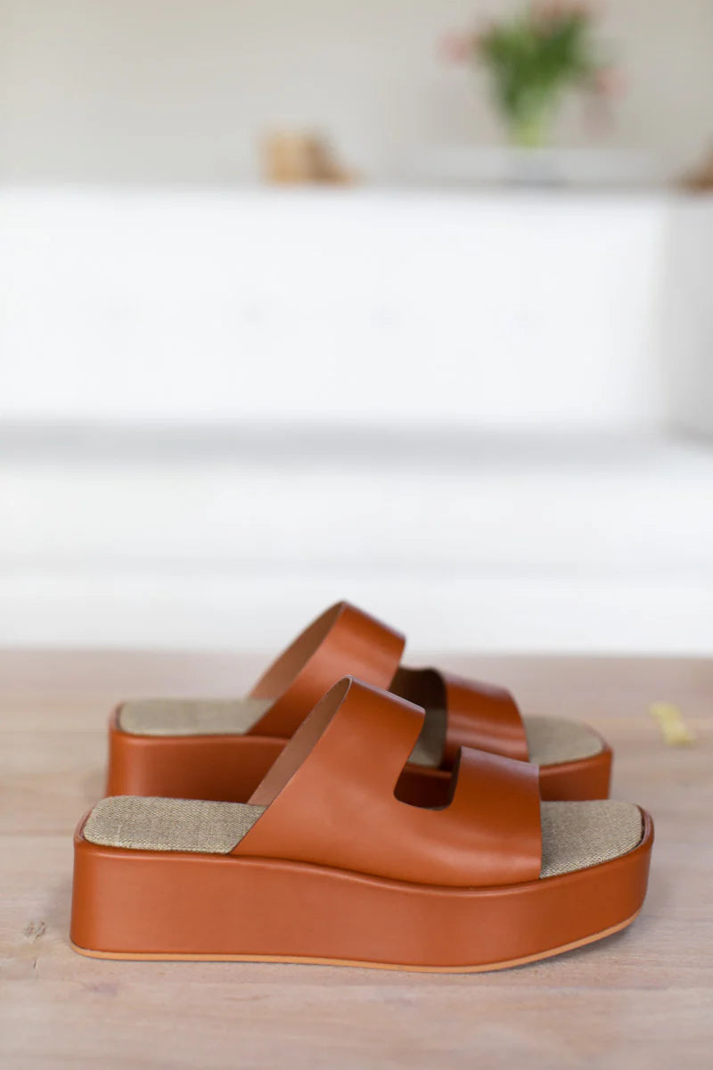 EMERSON FREY PLATFORM SLIDE - ALMOND