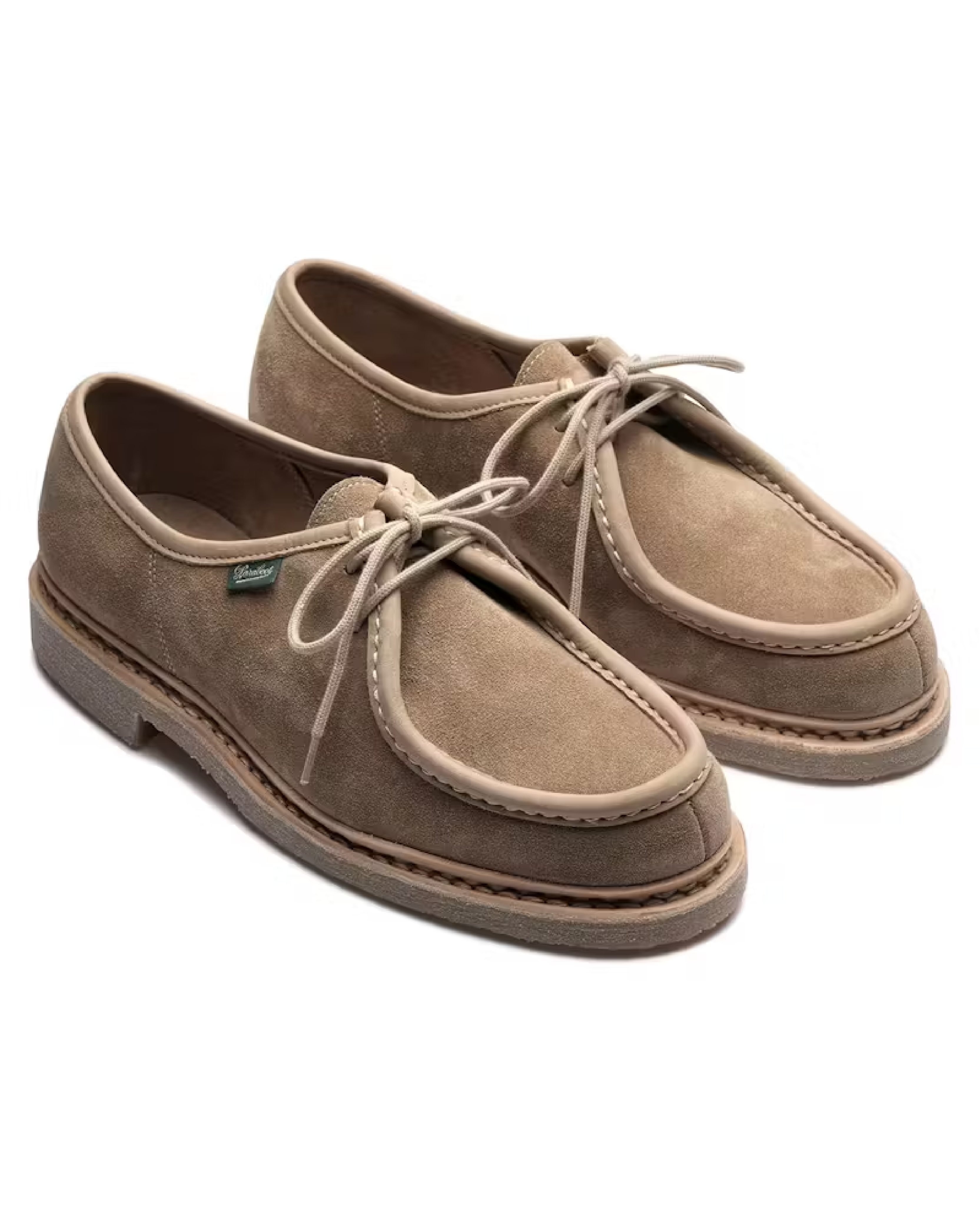 PARABOOT MICKA - VELOURS SAND – HAUS OF HANZ