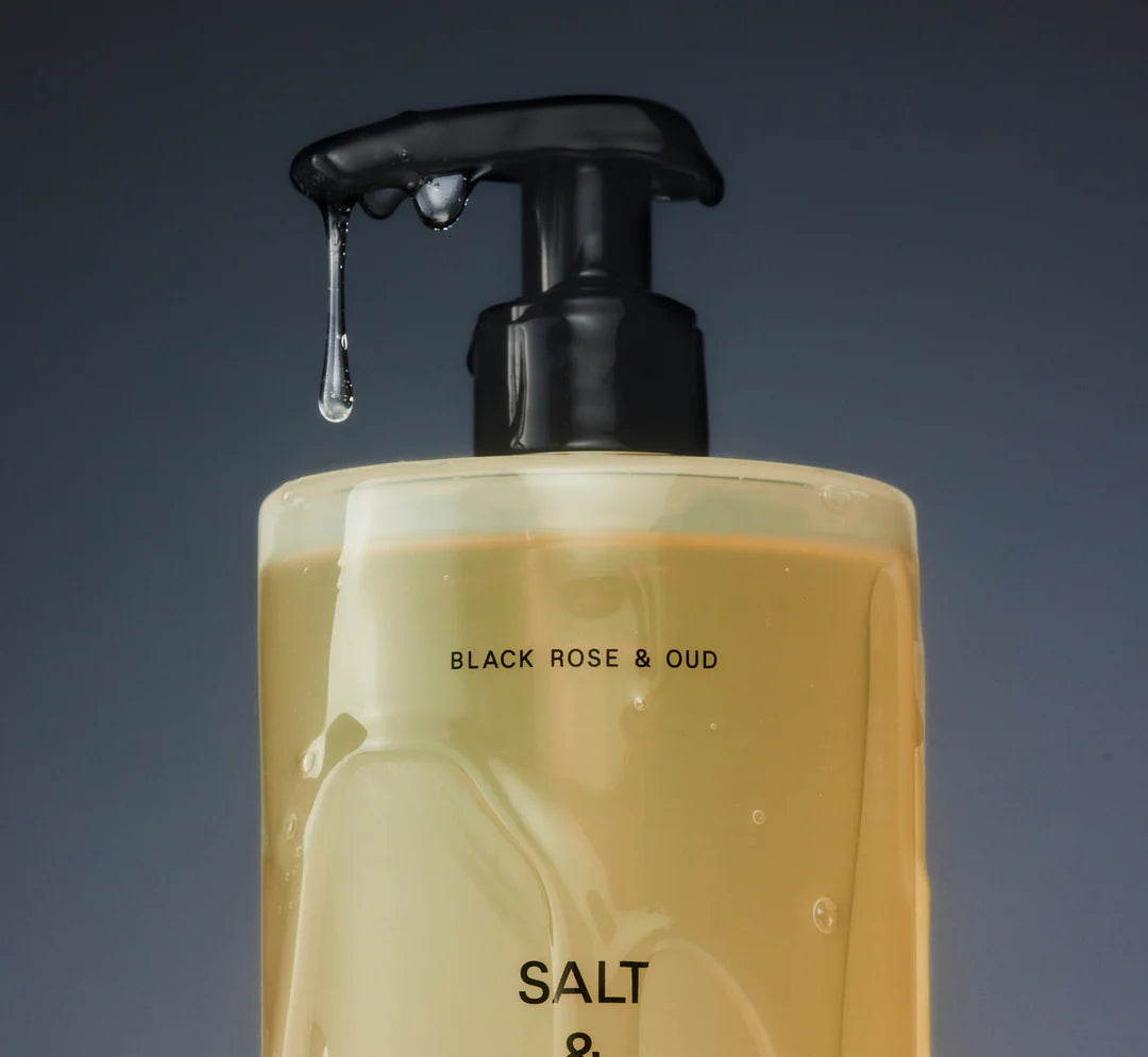 SALT AND STONE BODY WASH - BLACK ROSE & OUD