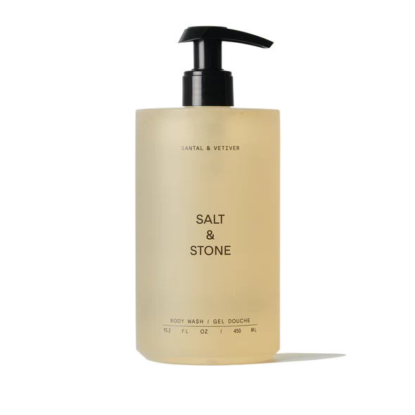 SALT AND STONE BODY WASH - SANTAL & VETIVER
