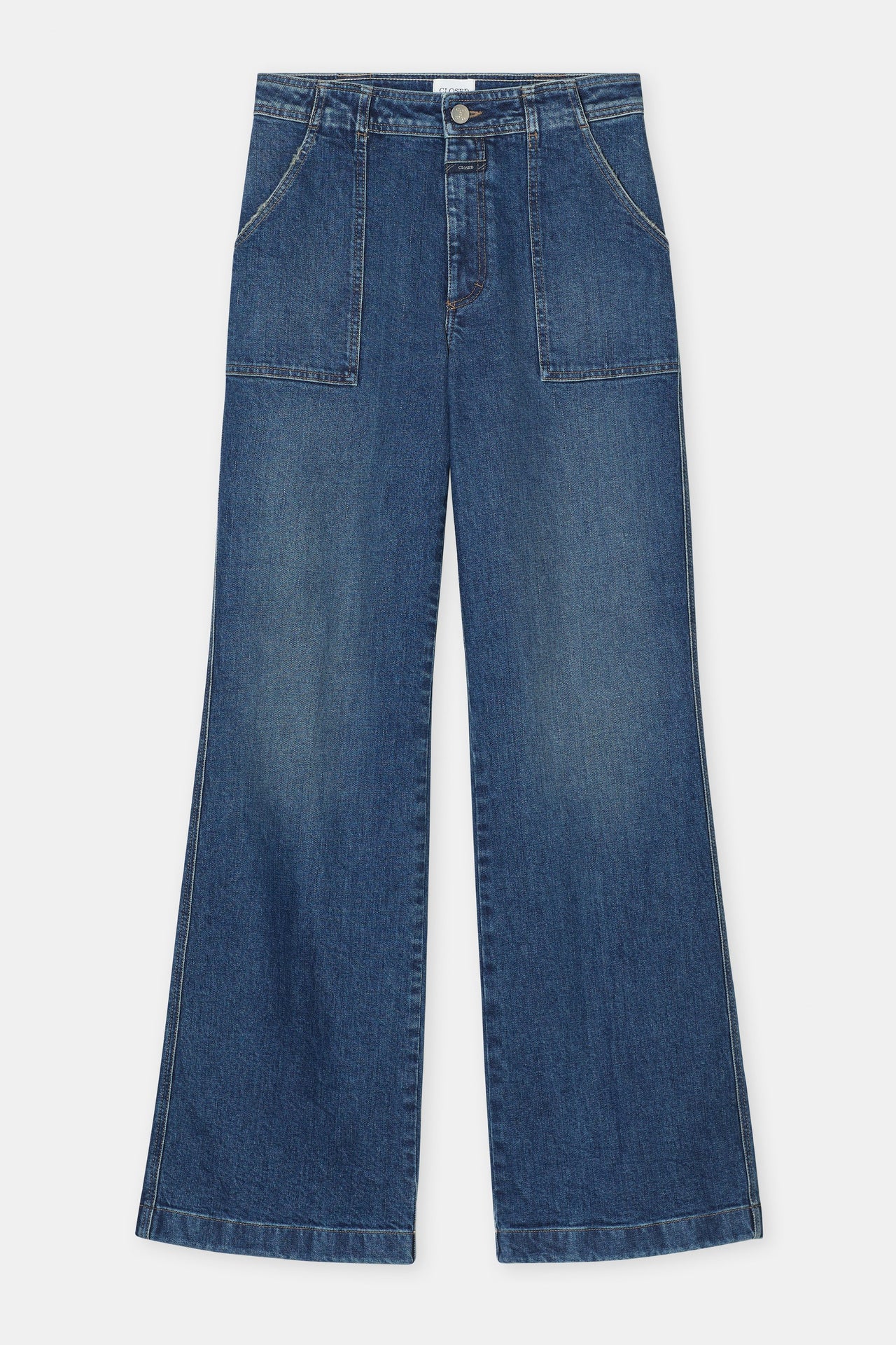 CLOSED WOMENS ARIA FLARED DENIM - DARK BLUE