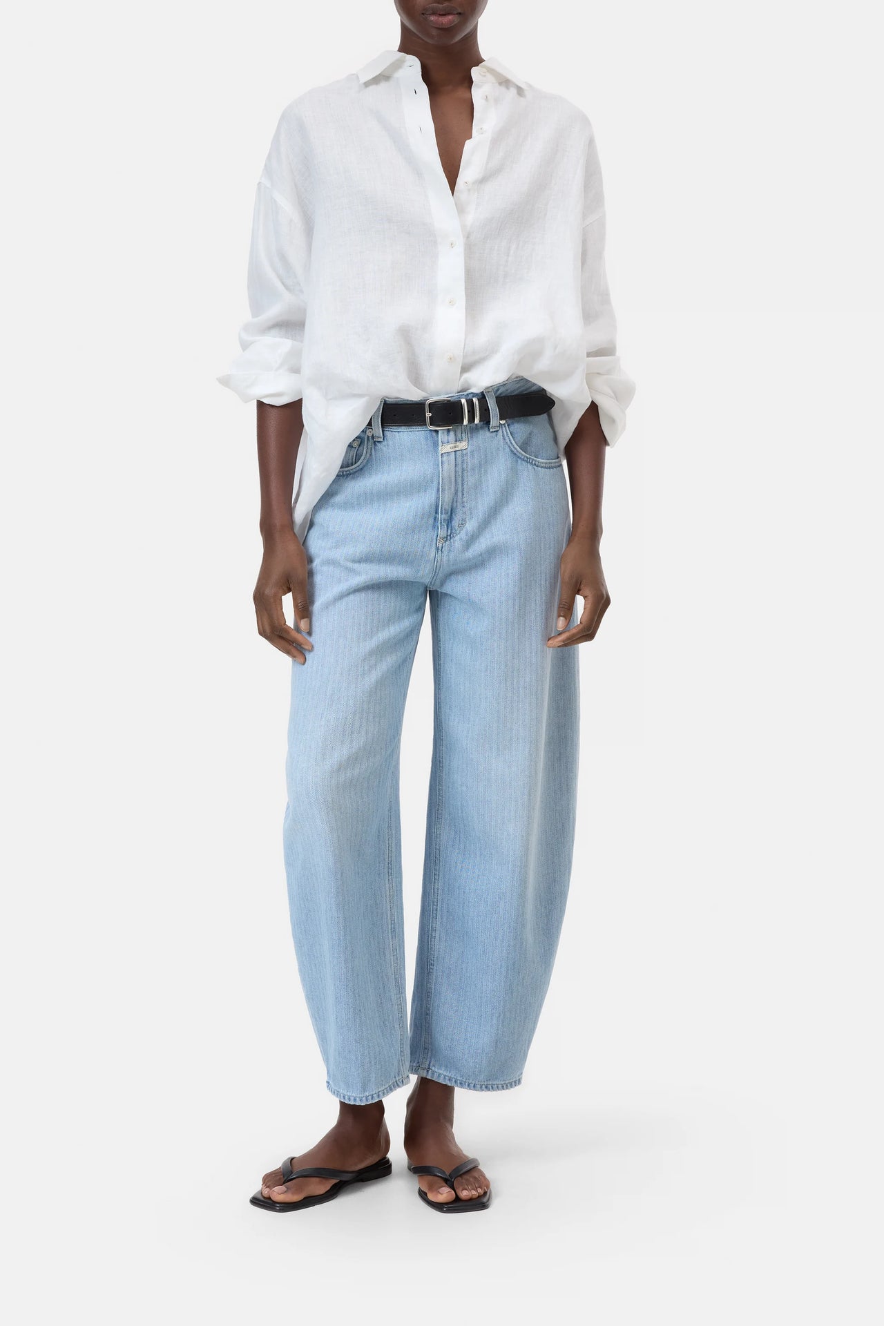 CLOSED WOMENS JAZZIE BARREL JEANS - LBL