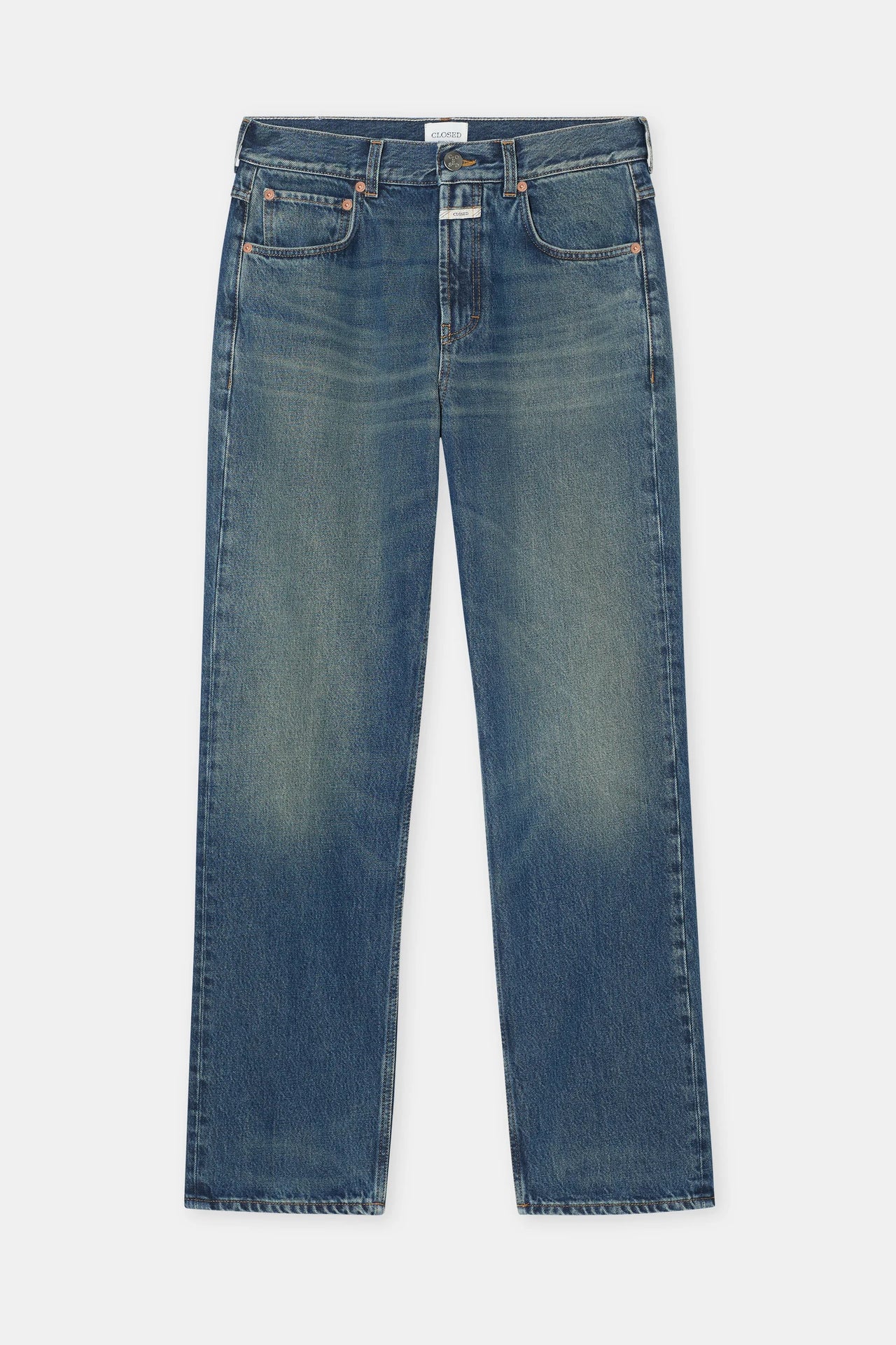 CLOSED WOMENS JONTA RELAXED DENIM - DARK BLUE