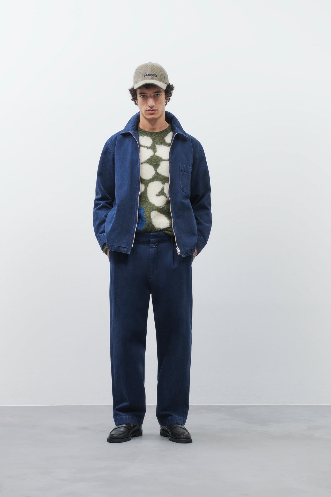 CLOSED MENS BLOMBERG STRAIGHT RELAXED DENIM - DARK BLUE