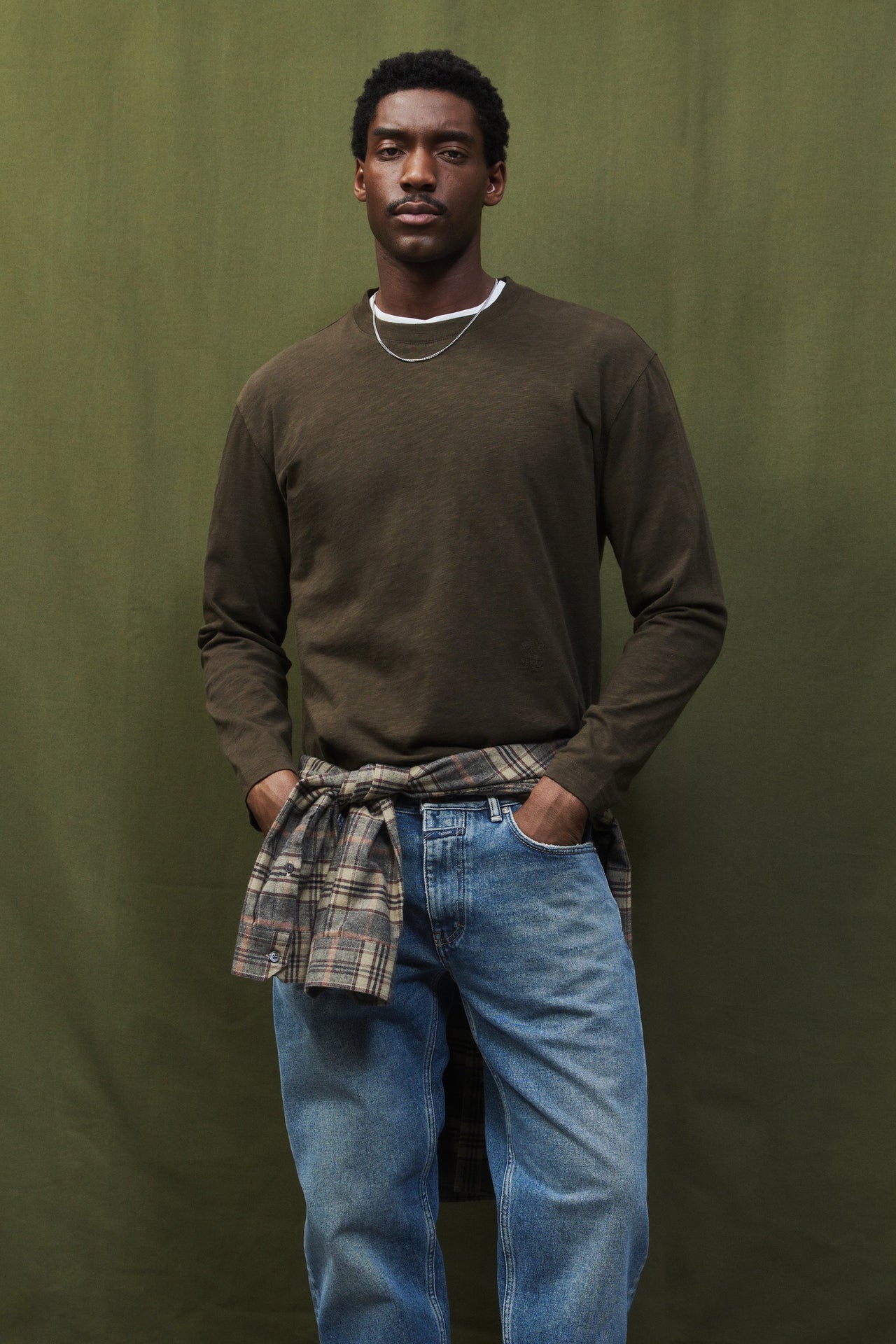 CLOSED MENS COOPER TRUE COMFORT STRETCH REGULAR FIT DENIM - MID BLUE