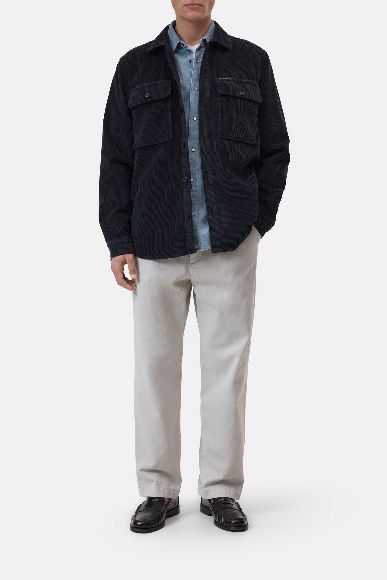 CLOSED MENS CORDUROY UTILITY SHIRT - 3 COLORS