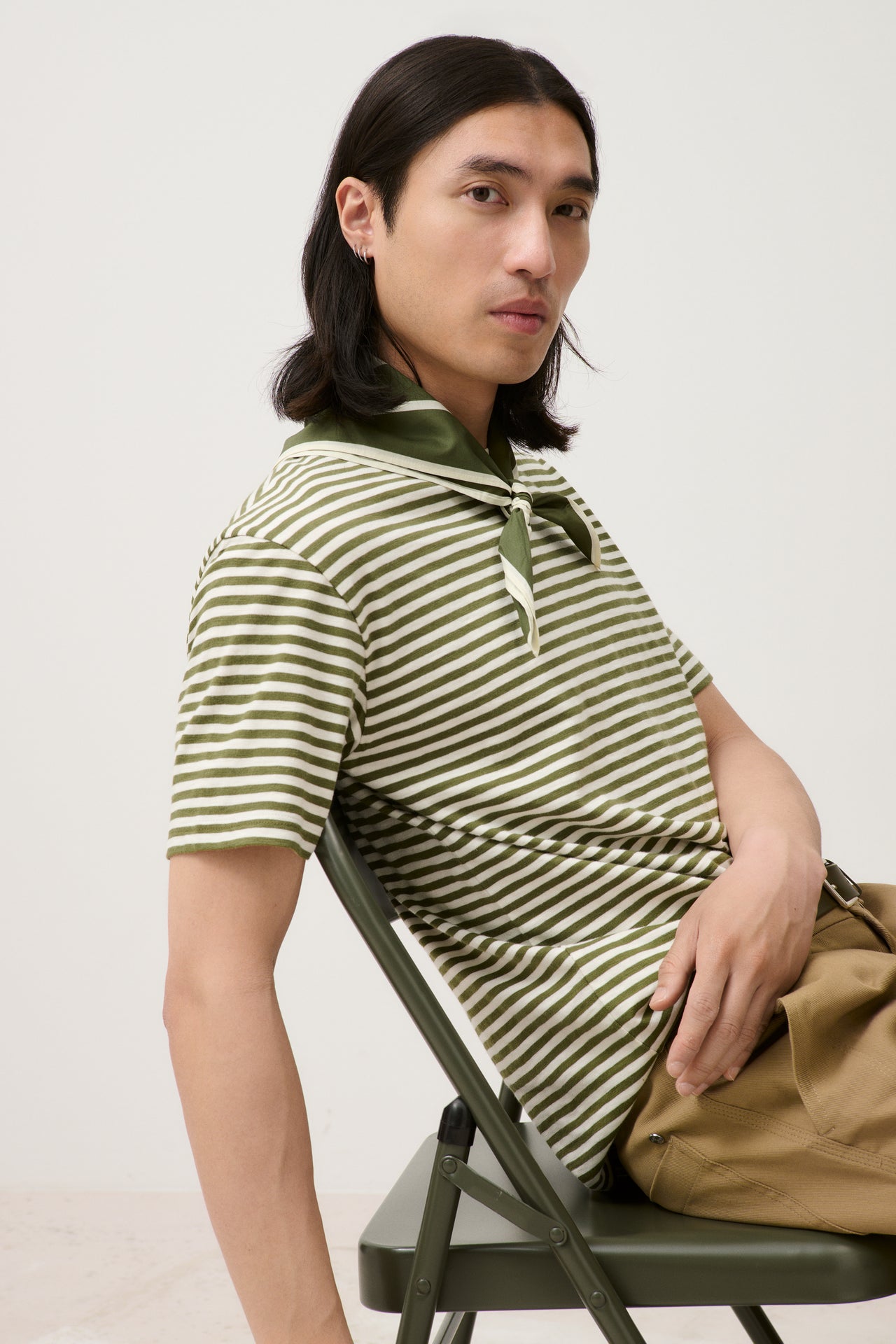 CLOSED MENS STRIPED T-SHIRT - 2 COLORS