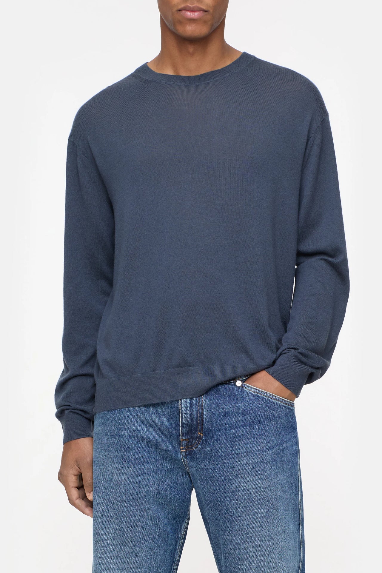 CLOSED MENS WOOL/CASHMERE MIX LONGSLEEVE - 2 COLORS