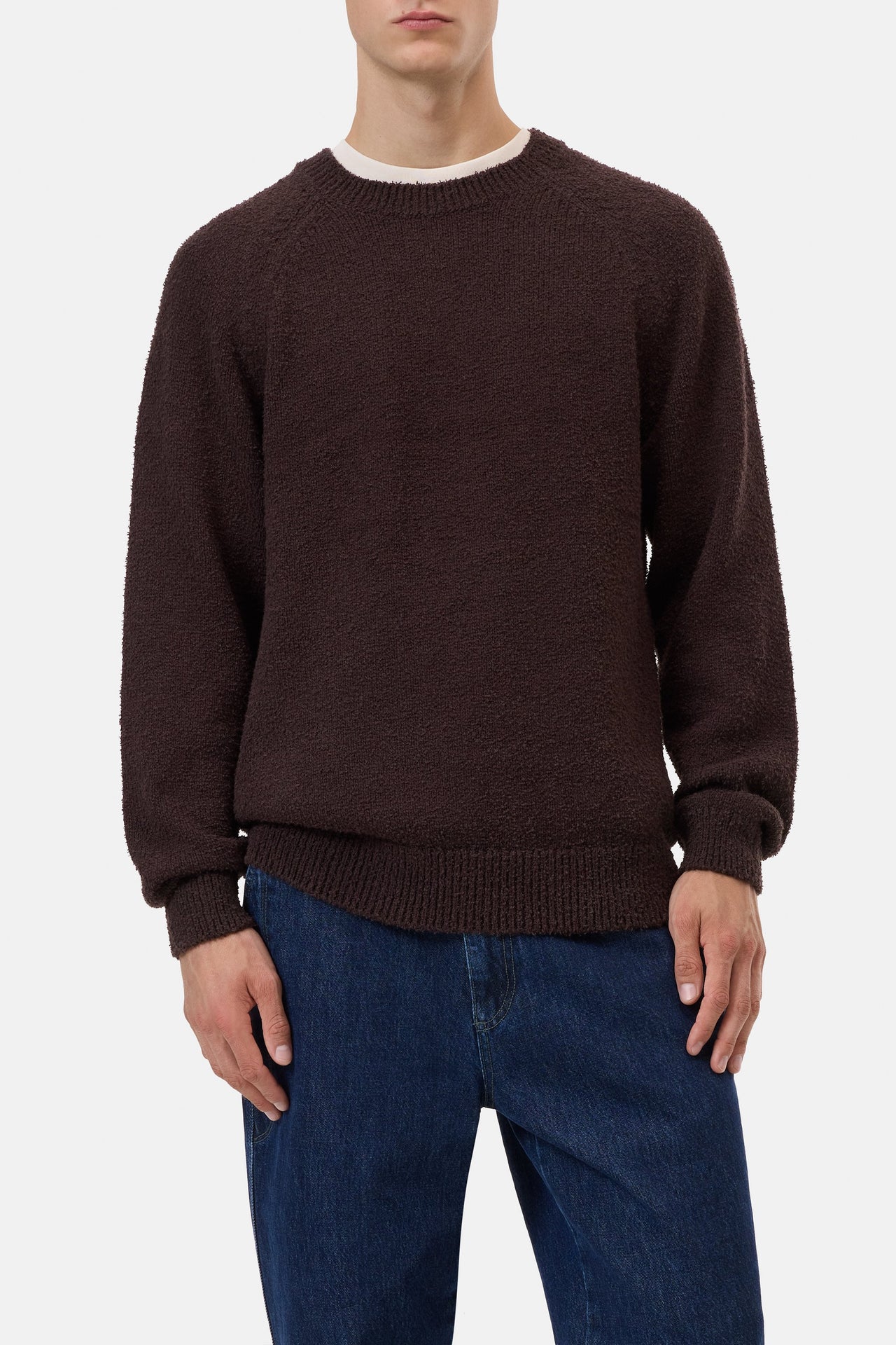CLOSED MENS COTTON/WOOL CREWNECK - 2 COLORS