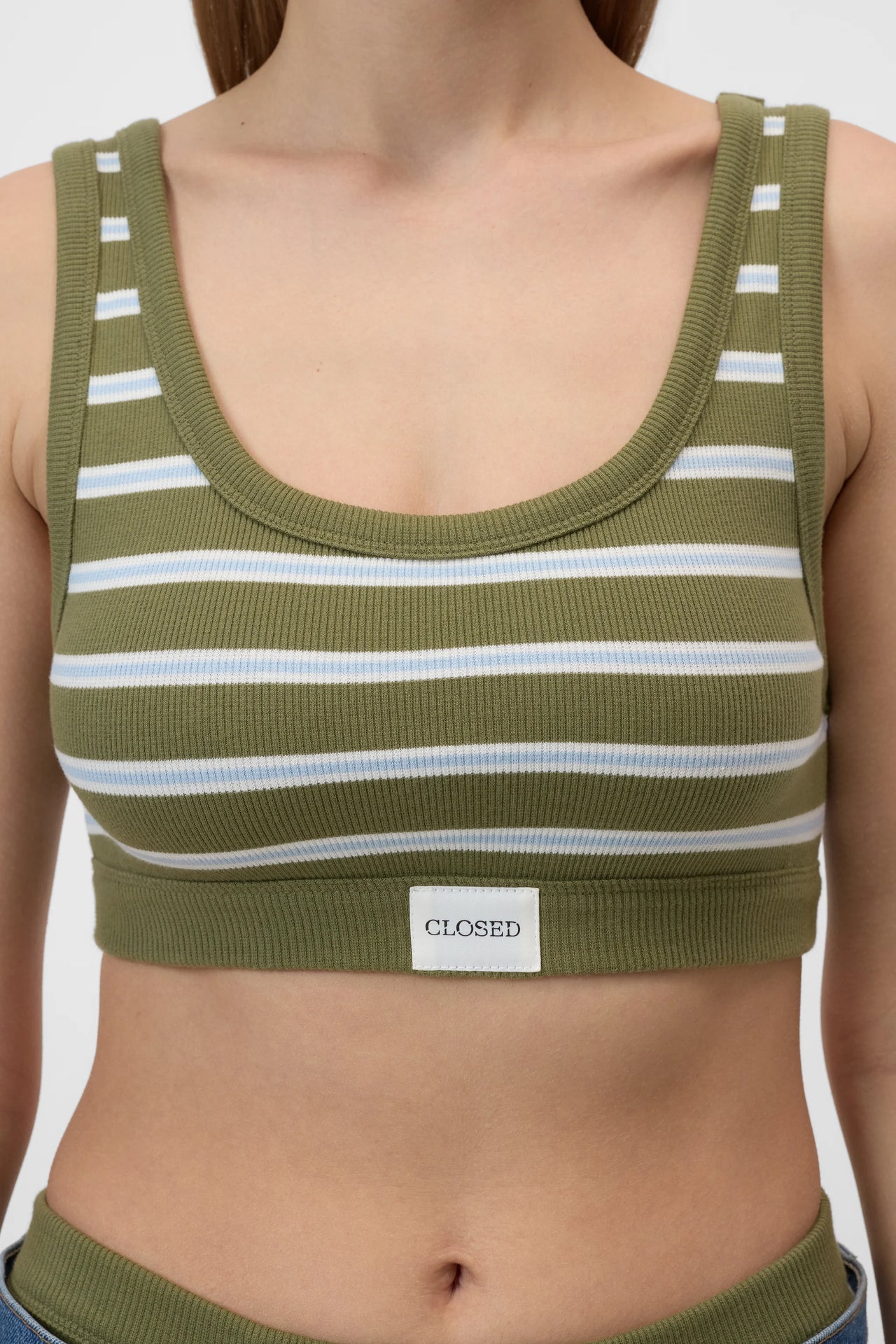 CLOSED WOMENS BRALETTE - HUNTER GREEN