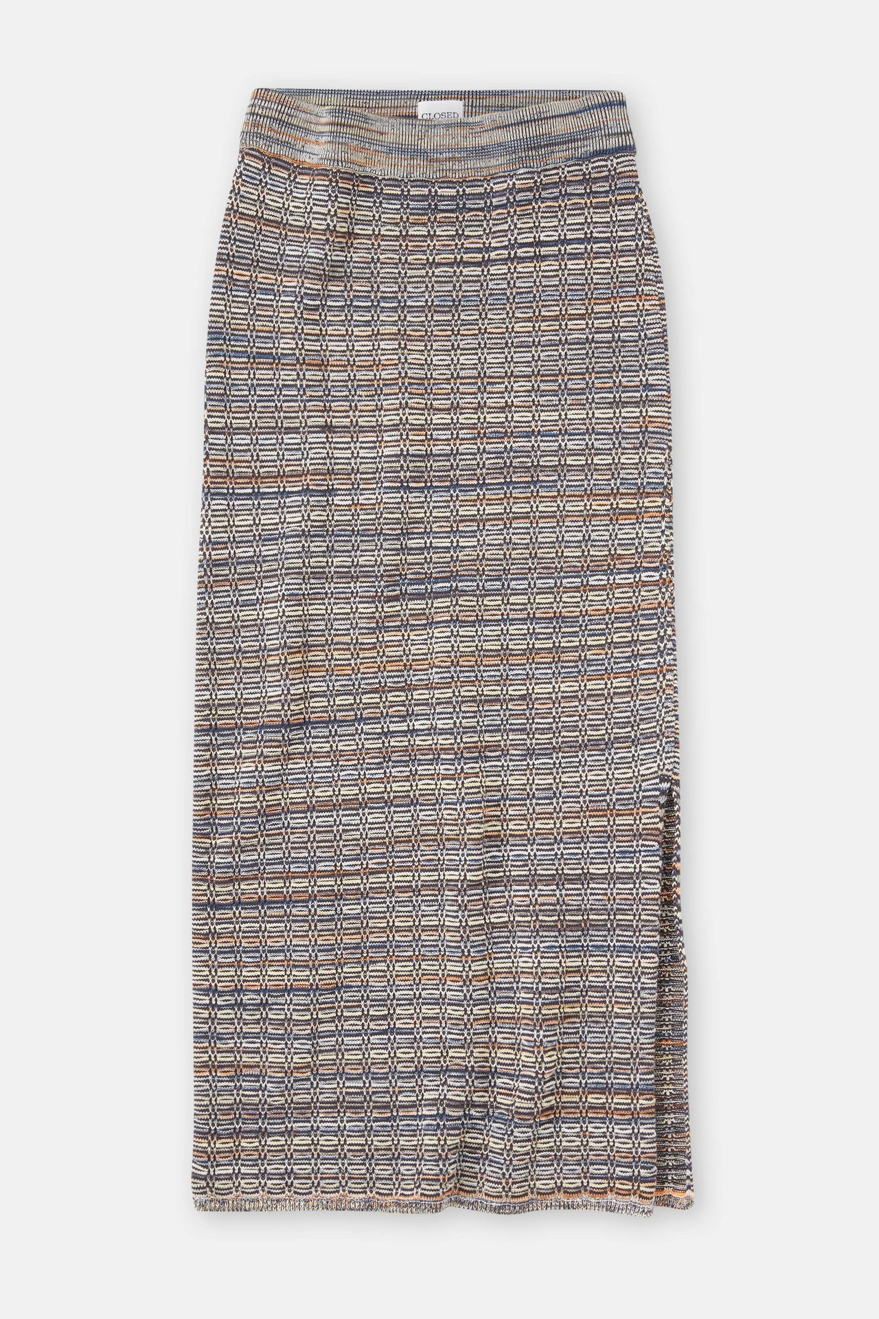 CLOSED WOMENS PATTERNED KNITTED SKIRT - HERITAGE GREY