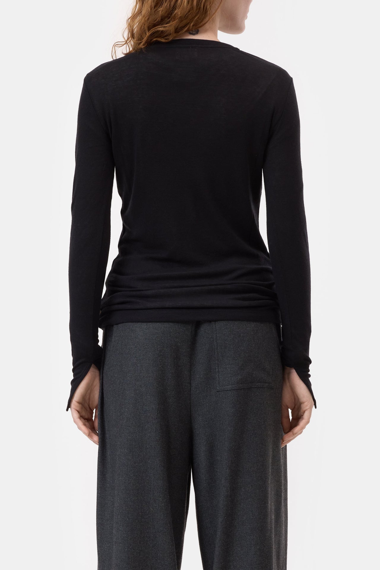 CLOSED WOMENS LONG-SLEEVED WOOL BLEND SHIRT - 3 COLORS