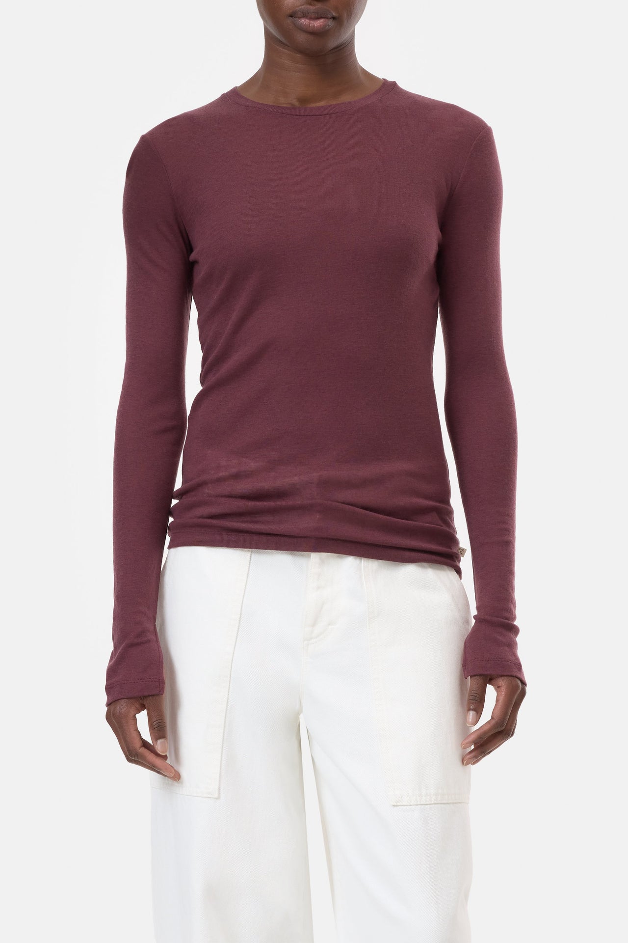 CLOSED WOMENS LONG-SLEEVED WOOL BLEND SHIRT - 3 COLORS