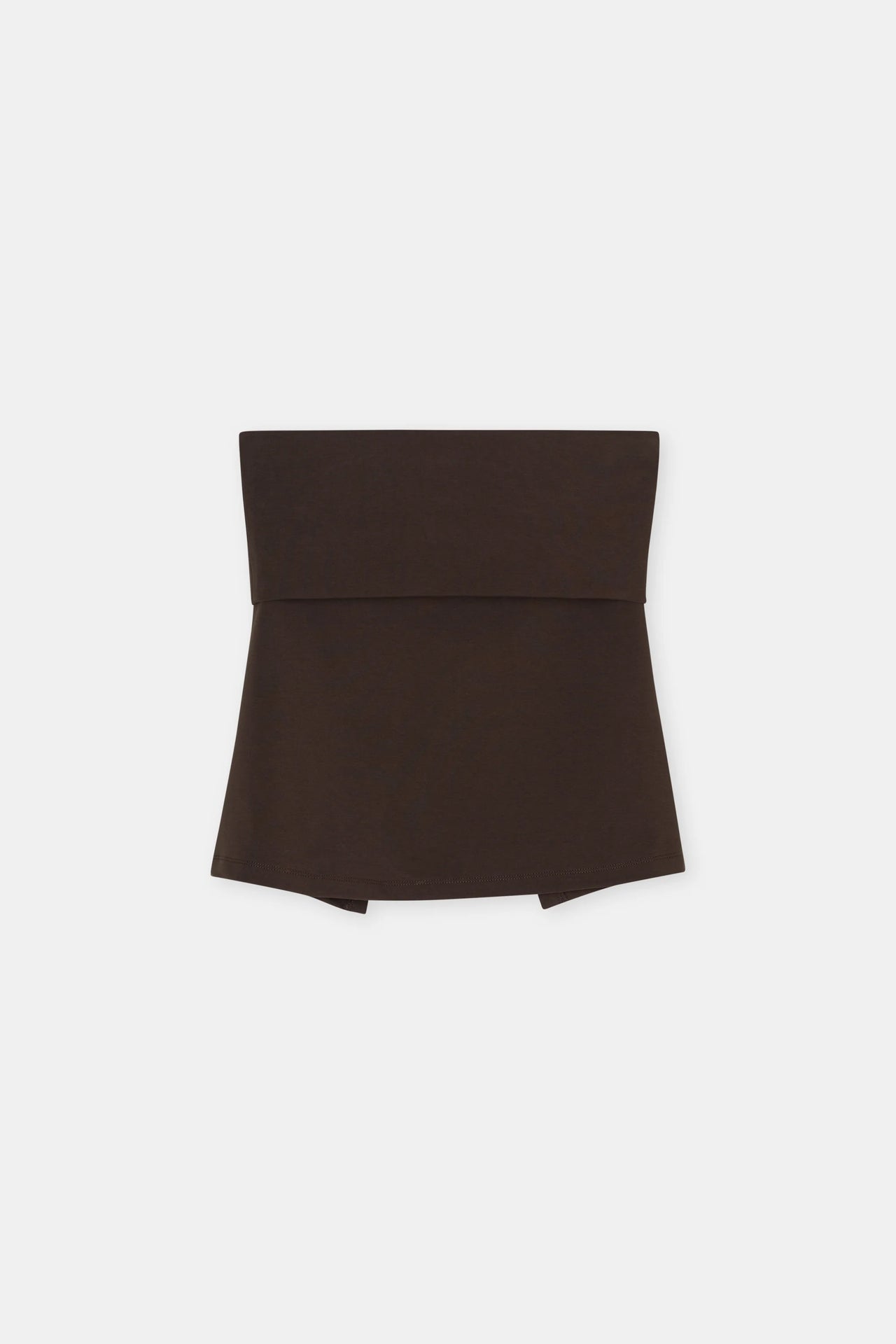 CLOSED WOMENS PEPLUM TOP - MAPLE BROWN