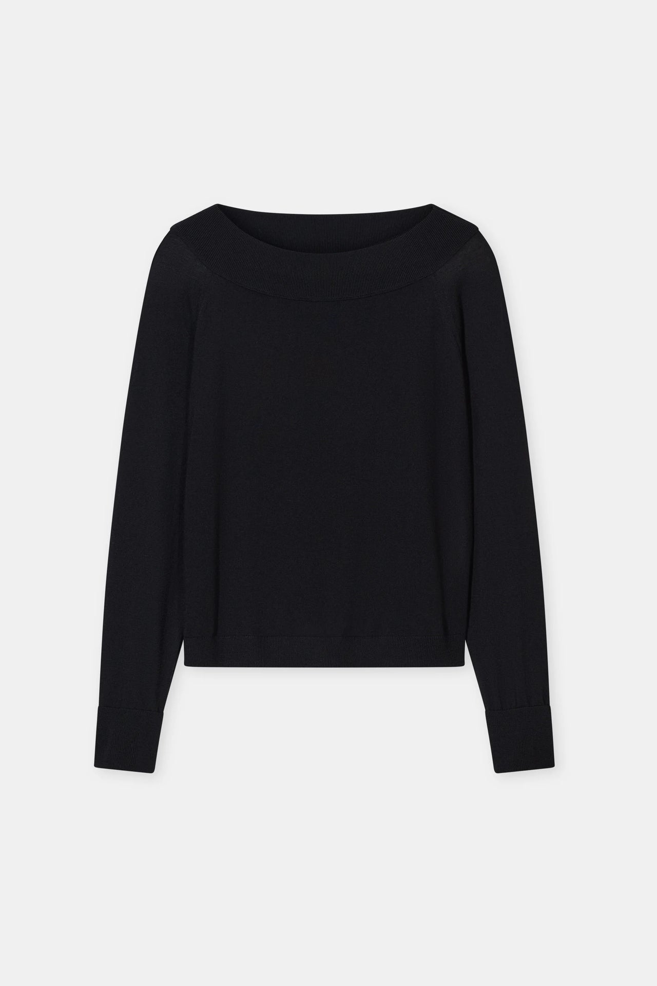CLOSED WOMENS WIDE NECK WOOL/SILK SWEATER - 2 COLORS