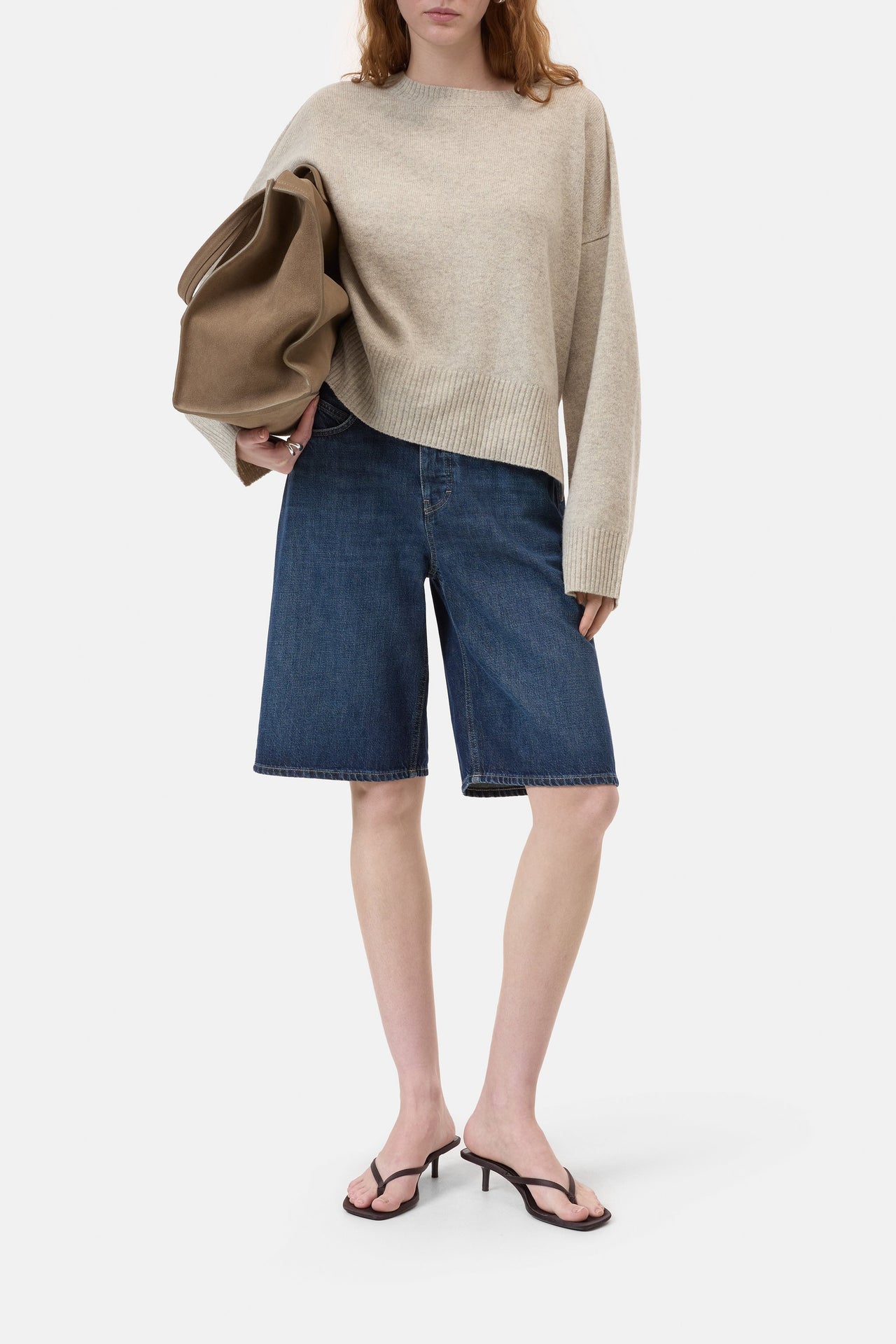 CLOSED WOMENS ROUND NECK WOOL SWEATER - 2 COLORS