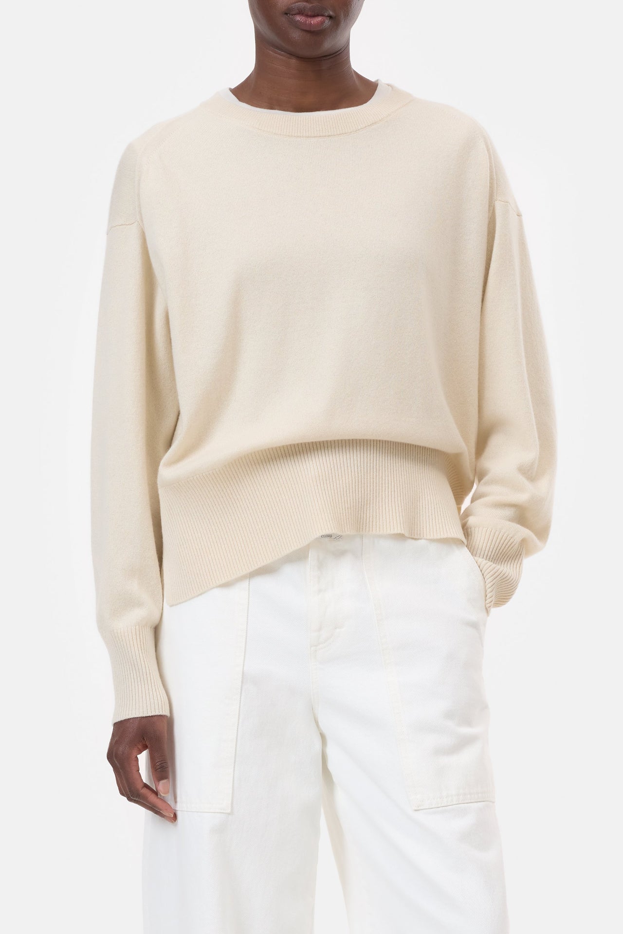 CLOSED WOMENS PURE CASHMERE SWEATER - 3 COLORS