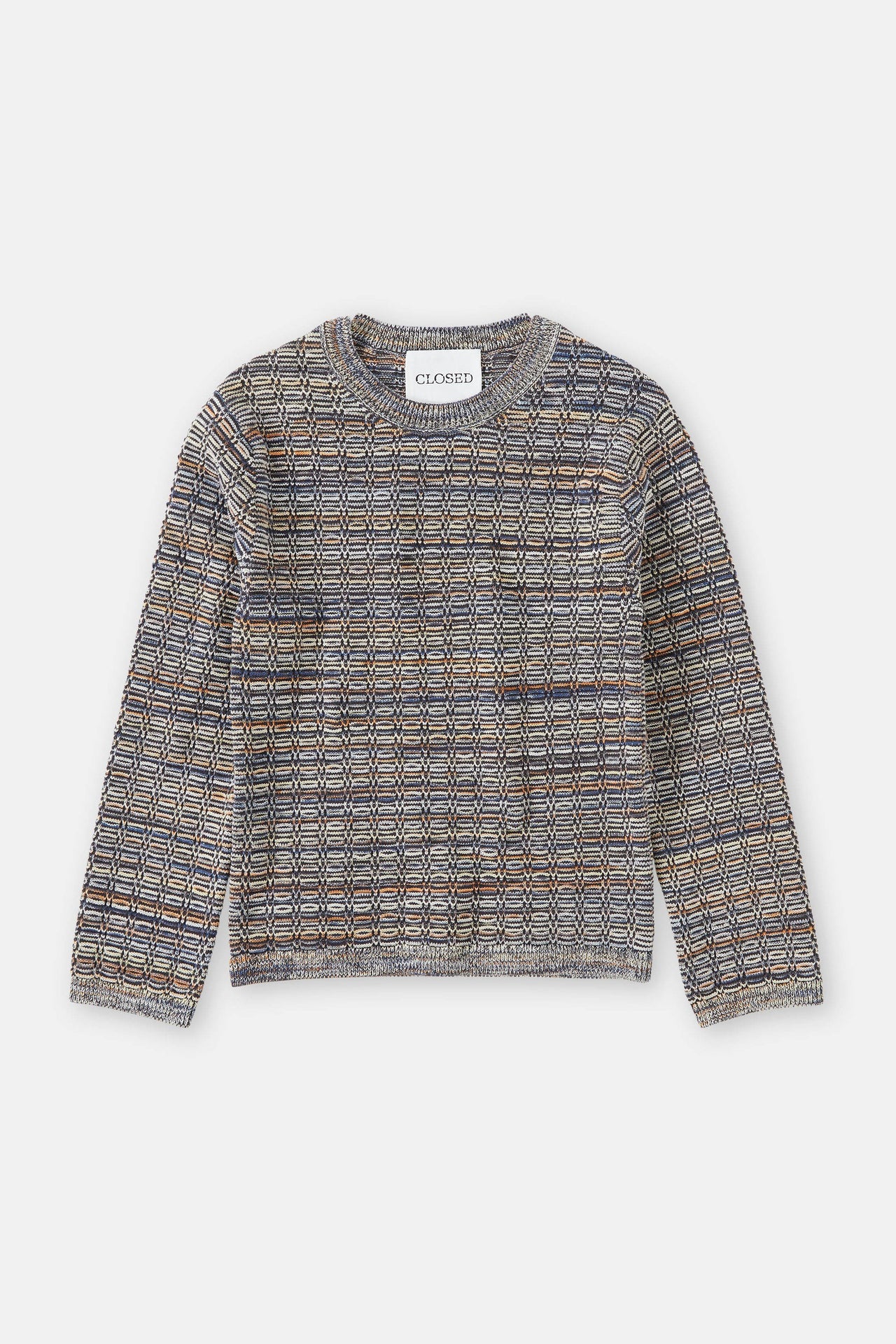 CLOSED WOMENS JUMPER IN 3D KNIT - HERITAGE GREY