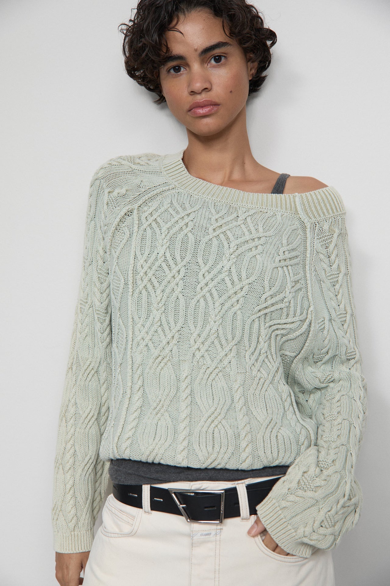 CLOSED WOMENS JACQUARD JUMPER -  2 COLORS