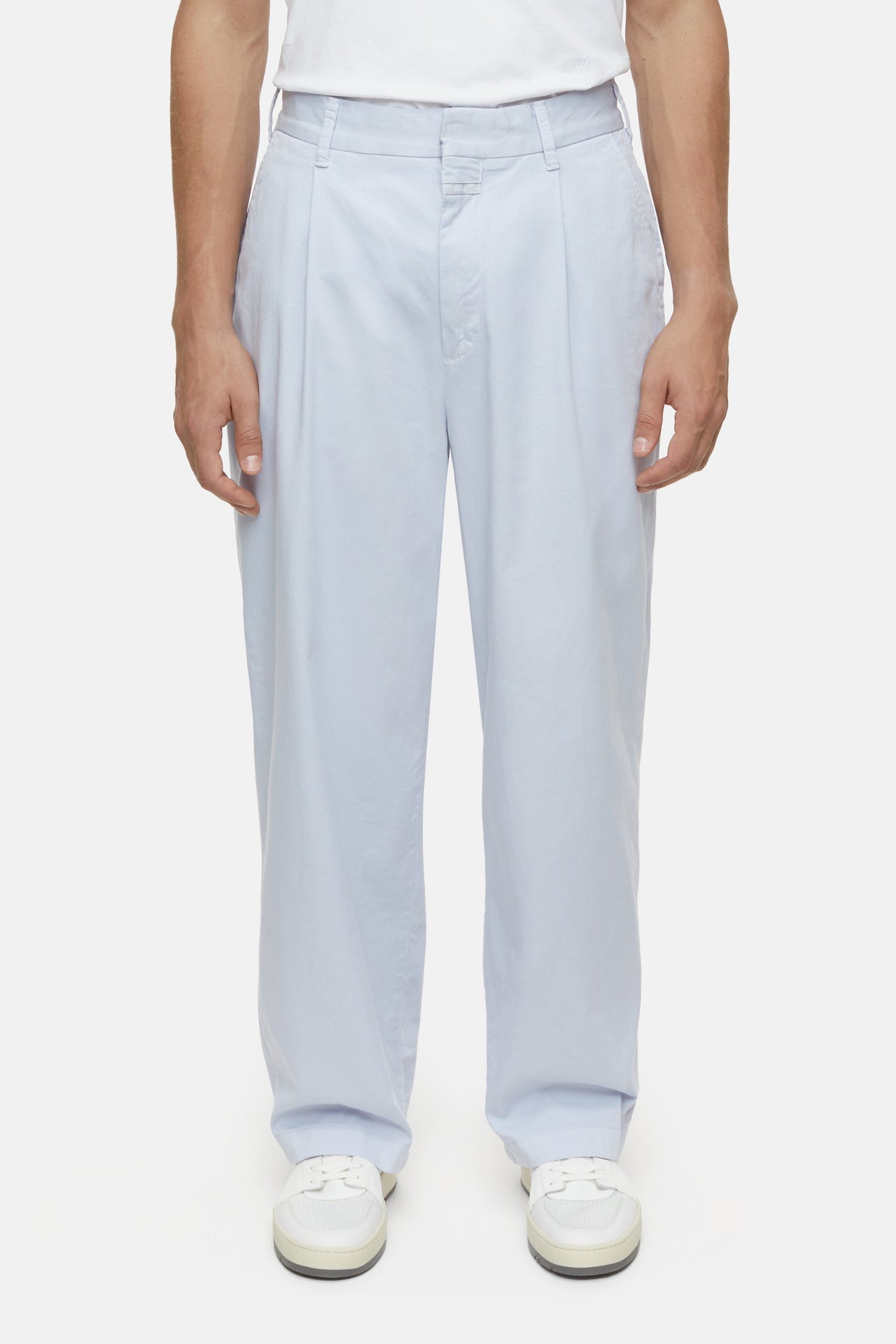 CLOSED MENS BLOMBERG WIDE PANTS - HORIZON BLUE