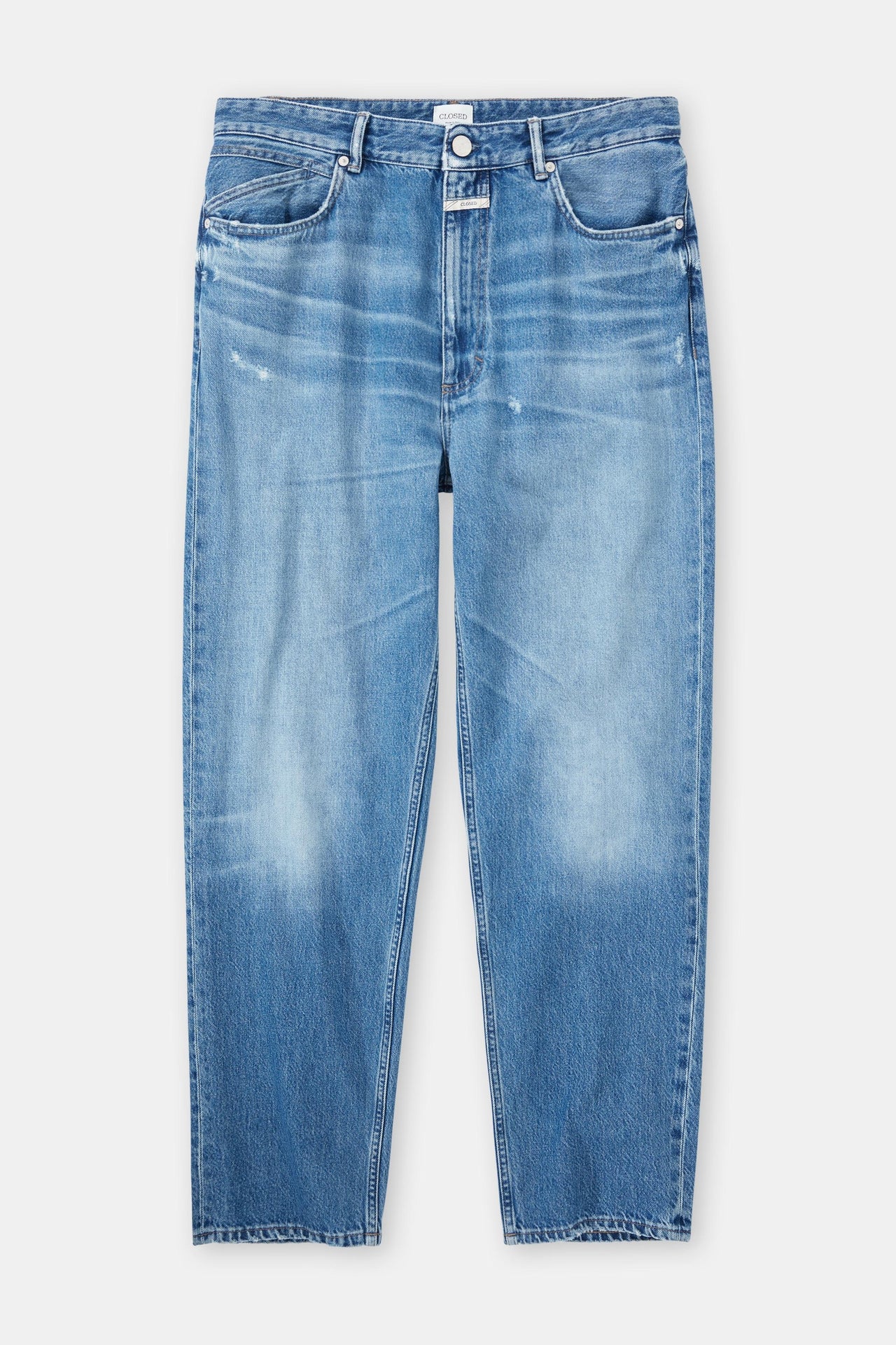 CLOSED MENS DENIM STYLE SPRINGDALE RELAXED (12OZ) - MID BLUE