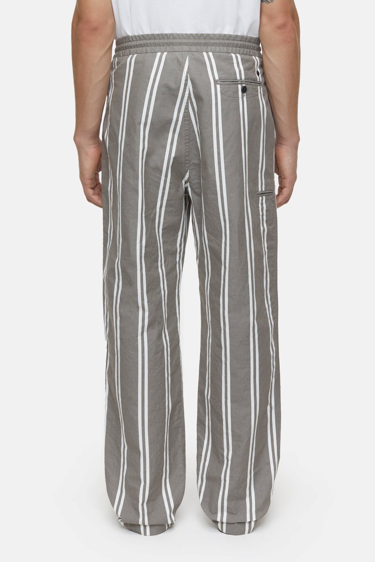 CLOSED MENS SAMSUN WIDE PANTS - CHALK GREY