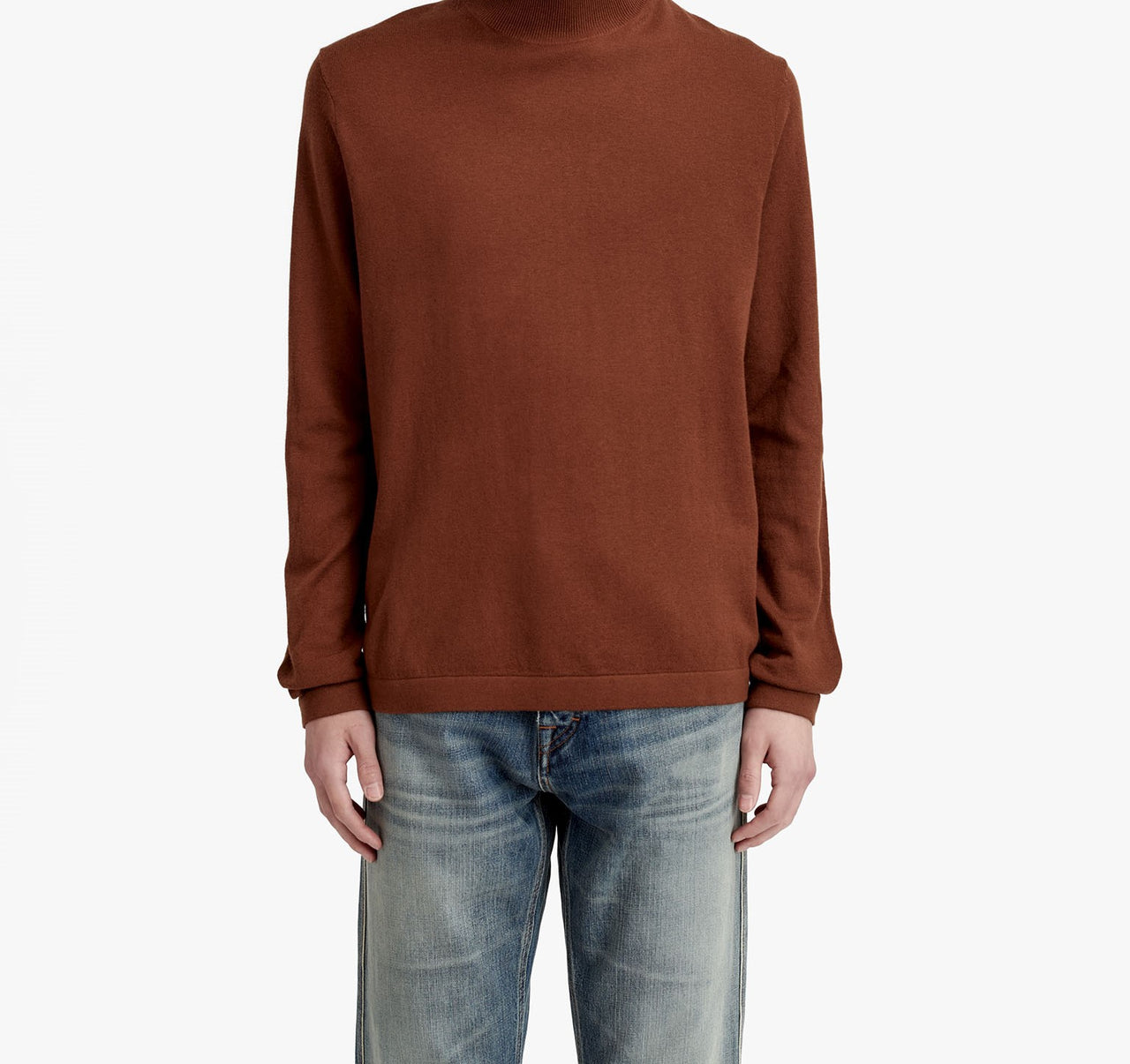 TIGER OF SWEDEN CONNOR RWS SWEATER - DARK HONEY