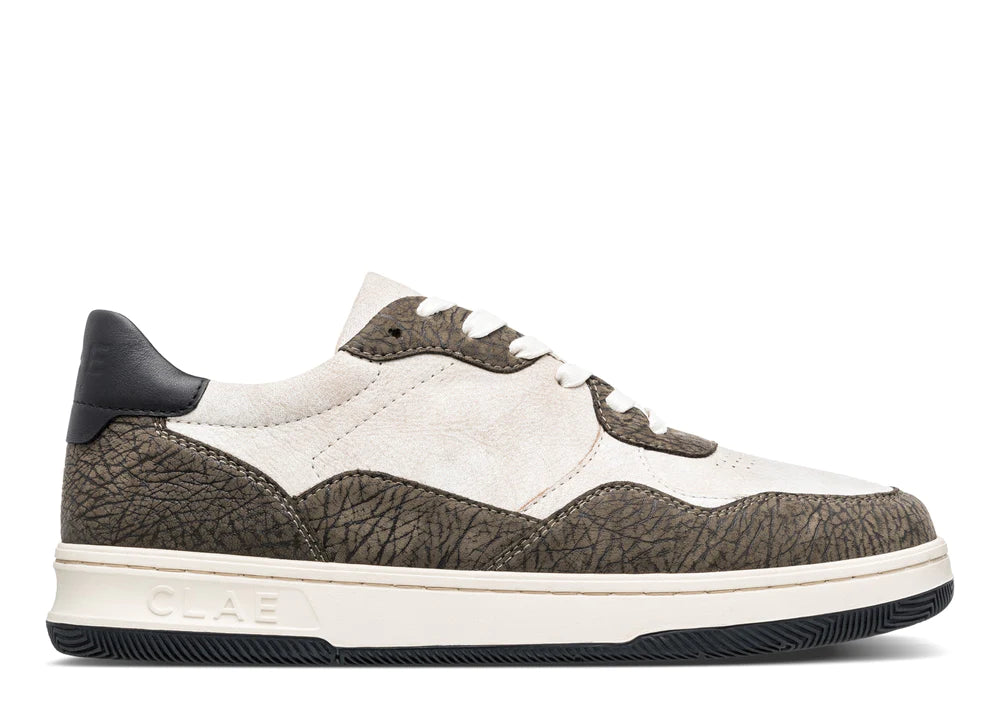 CLAE ELFORD SNEAKERS - DISTRESSED LEATHER ELEPHANT