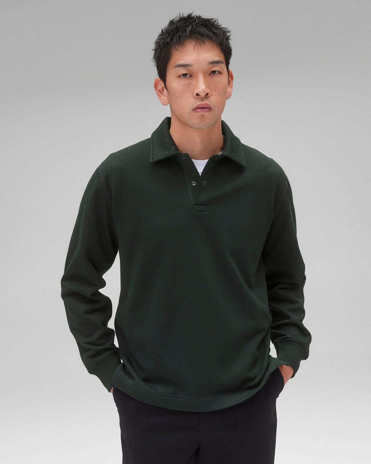 REIGNING CHAMP MIDWEIGHT TERRY RUGBY STANDARD SWEATSHIRT-2 COLORS