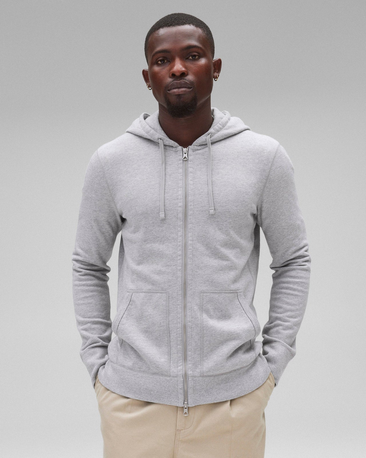 REIGNING CHAMP MIDWEIGHT TERRY SLIM ZIP HOODIE - 3 COLORS