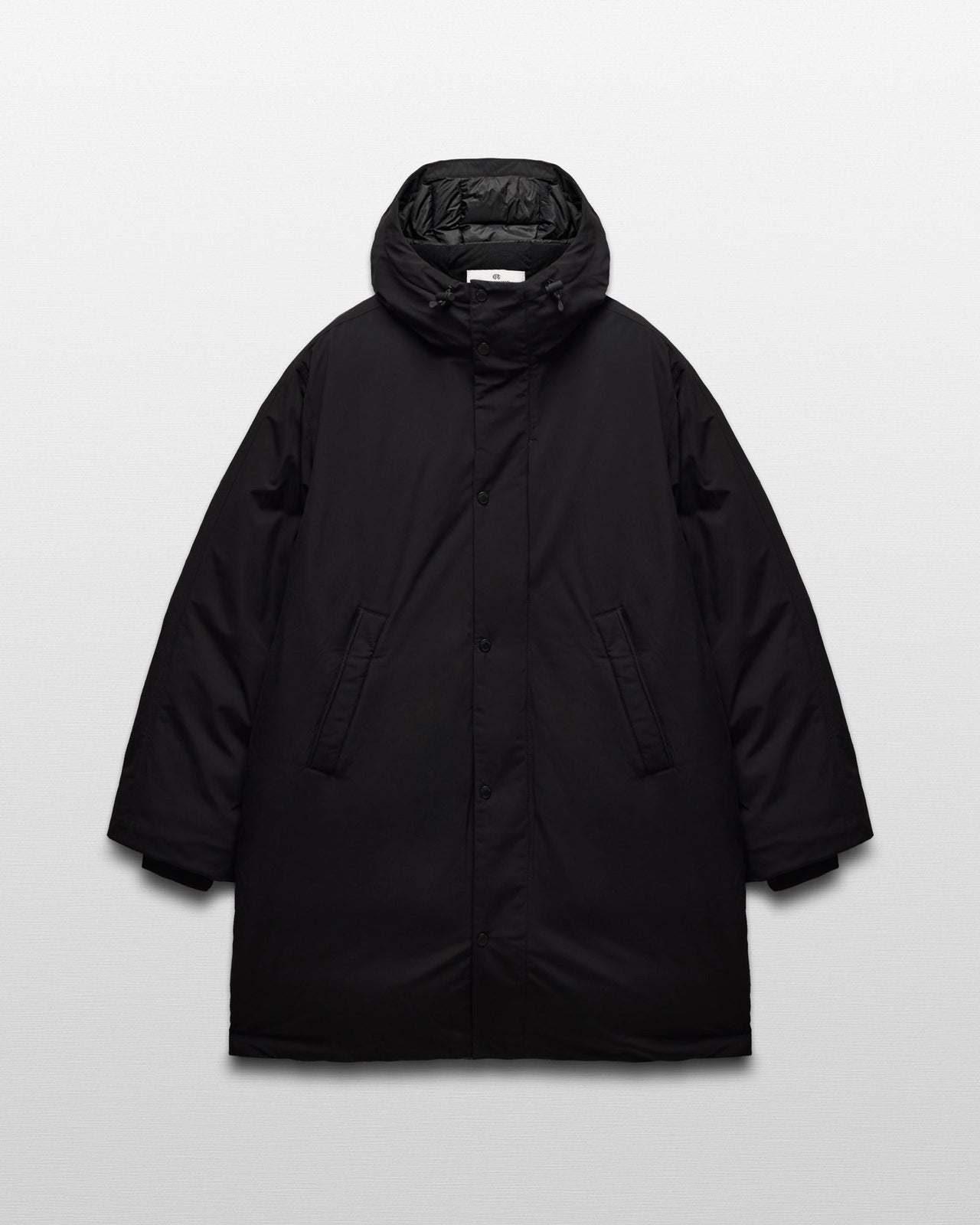 REIGNING CHAMP TECH NYLON SIDELINE DOWN PARKA - BLACK