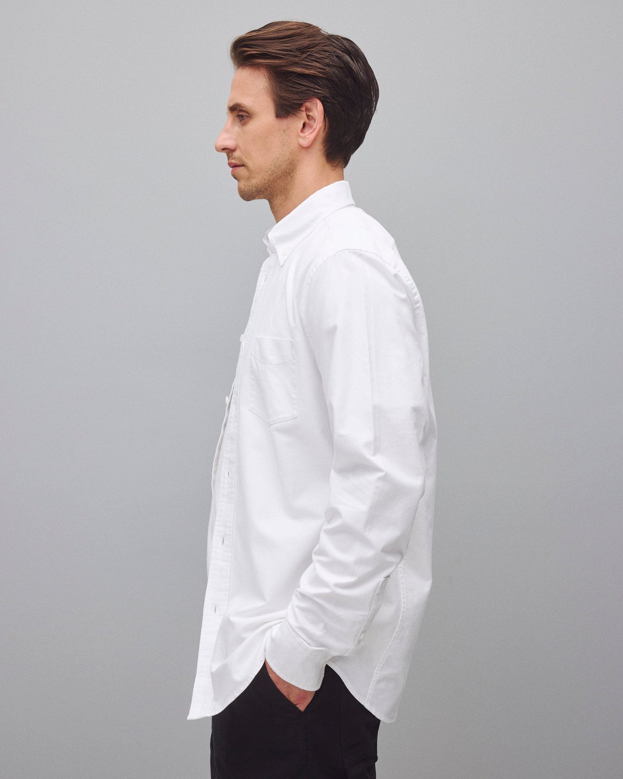 REIGNING CHAMP COTTON OXFORD WINDSOR SHIRT - 2 COLORS
