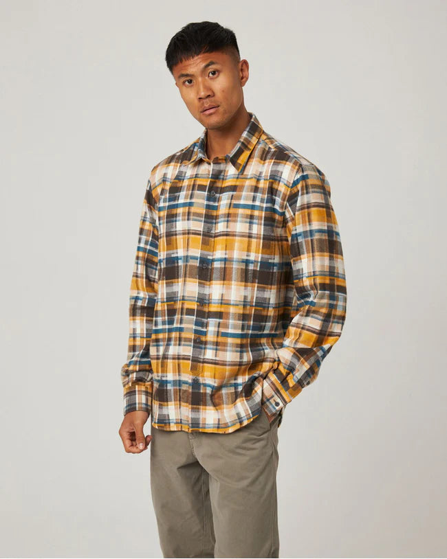 PEREGRINE FARLEY FLANNEL SHIRT- 2 COLORS