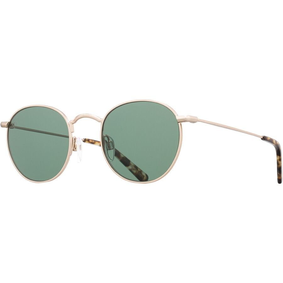 RAEN BENSON II SUNGLASSES - SATIN JAPANESE GOLD / SAGE