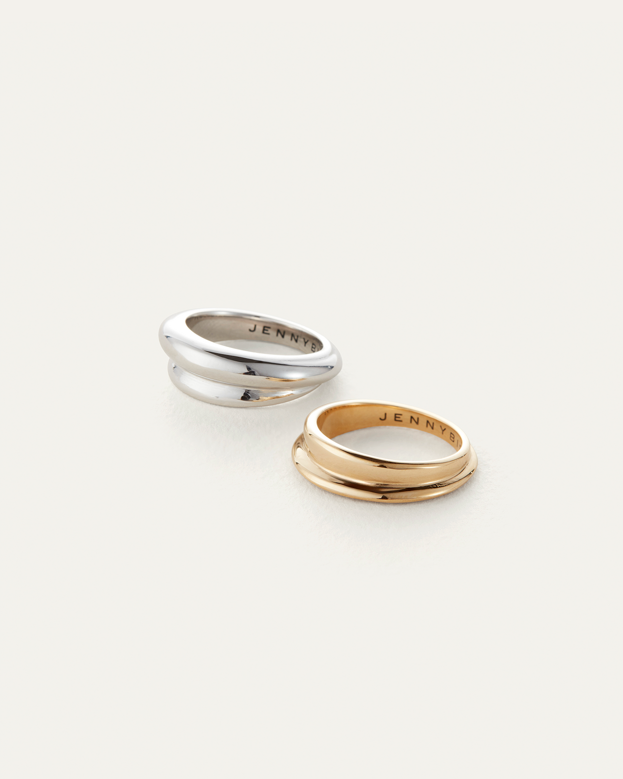 JENNY BIRD LENNON RING SET - GOLD & SILVER