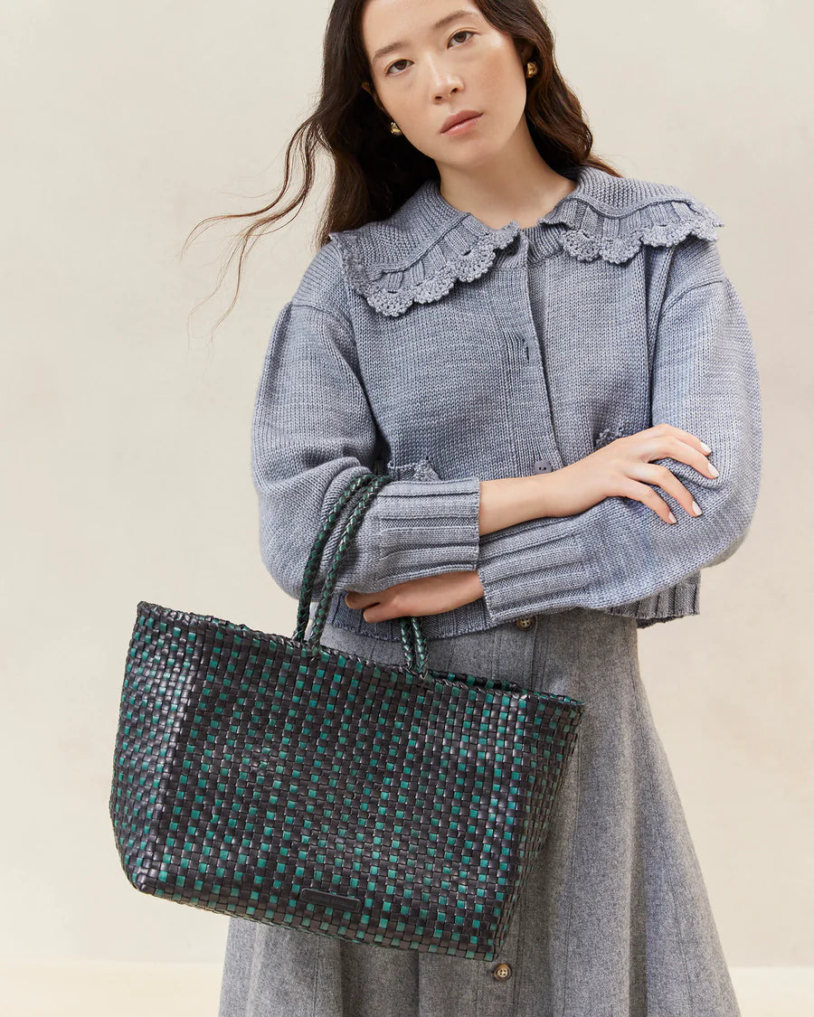 Loeffler randall woven tote shop